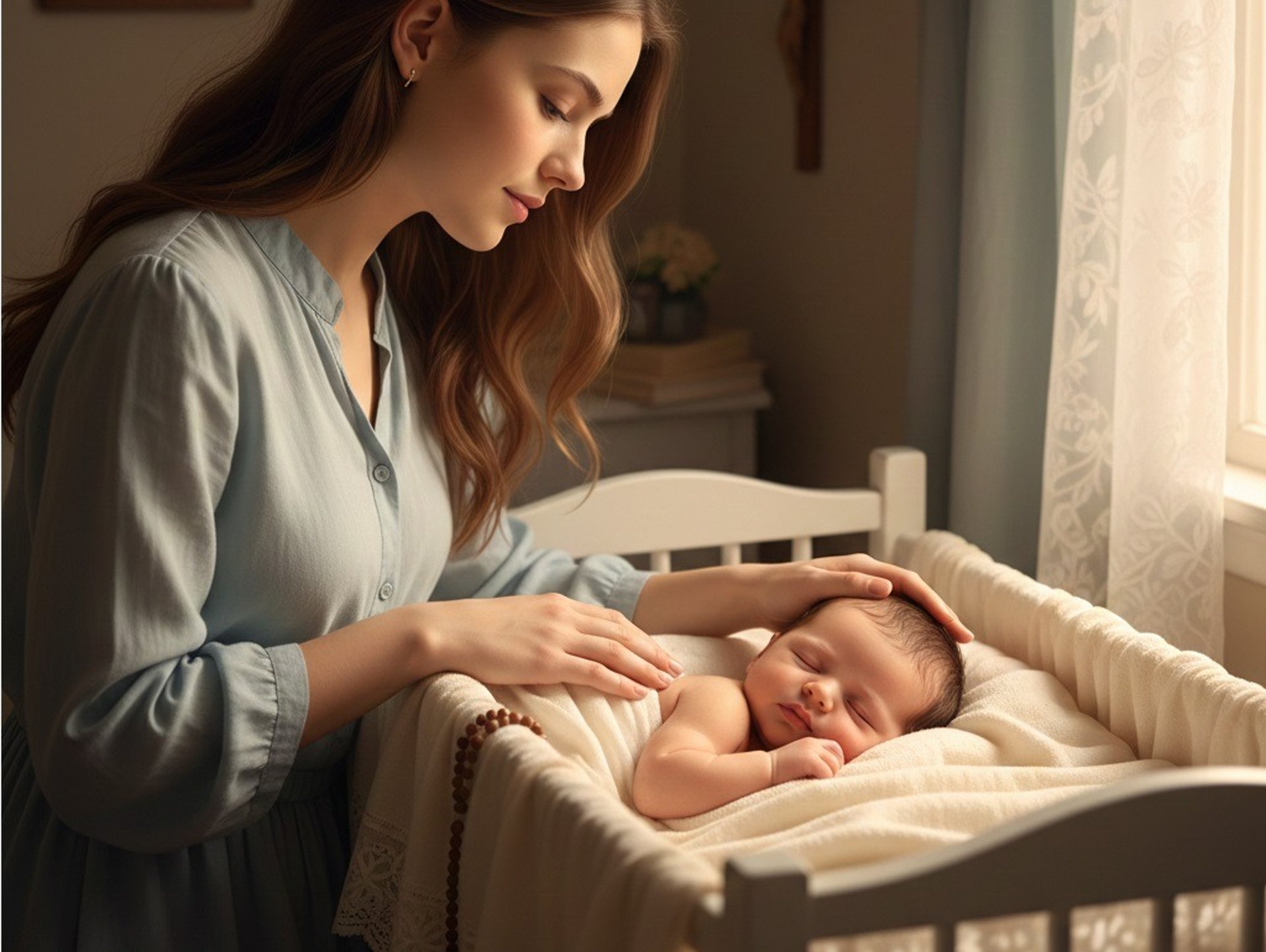 Mujer dando el nombre catolico en el sitio web voces de amor y vida