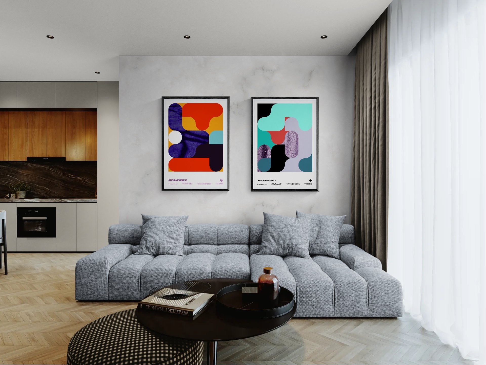 black and white bed linen