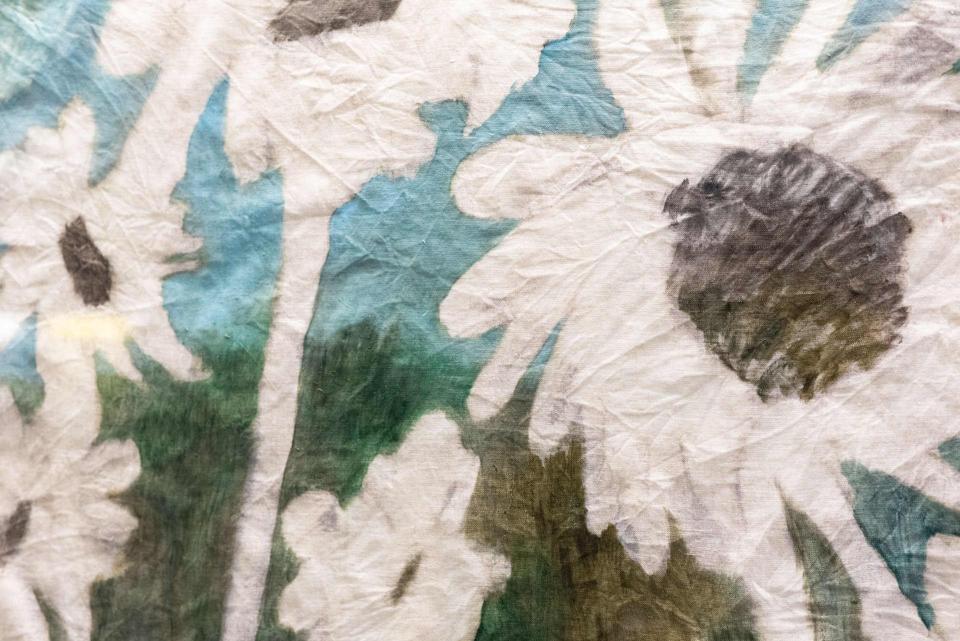 black blue and yellow textile