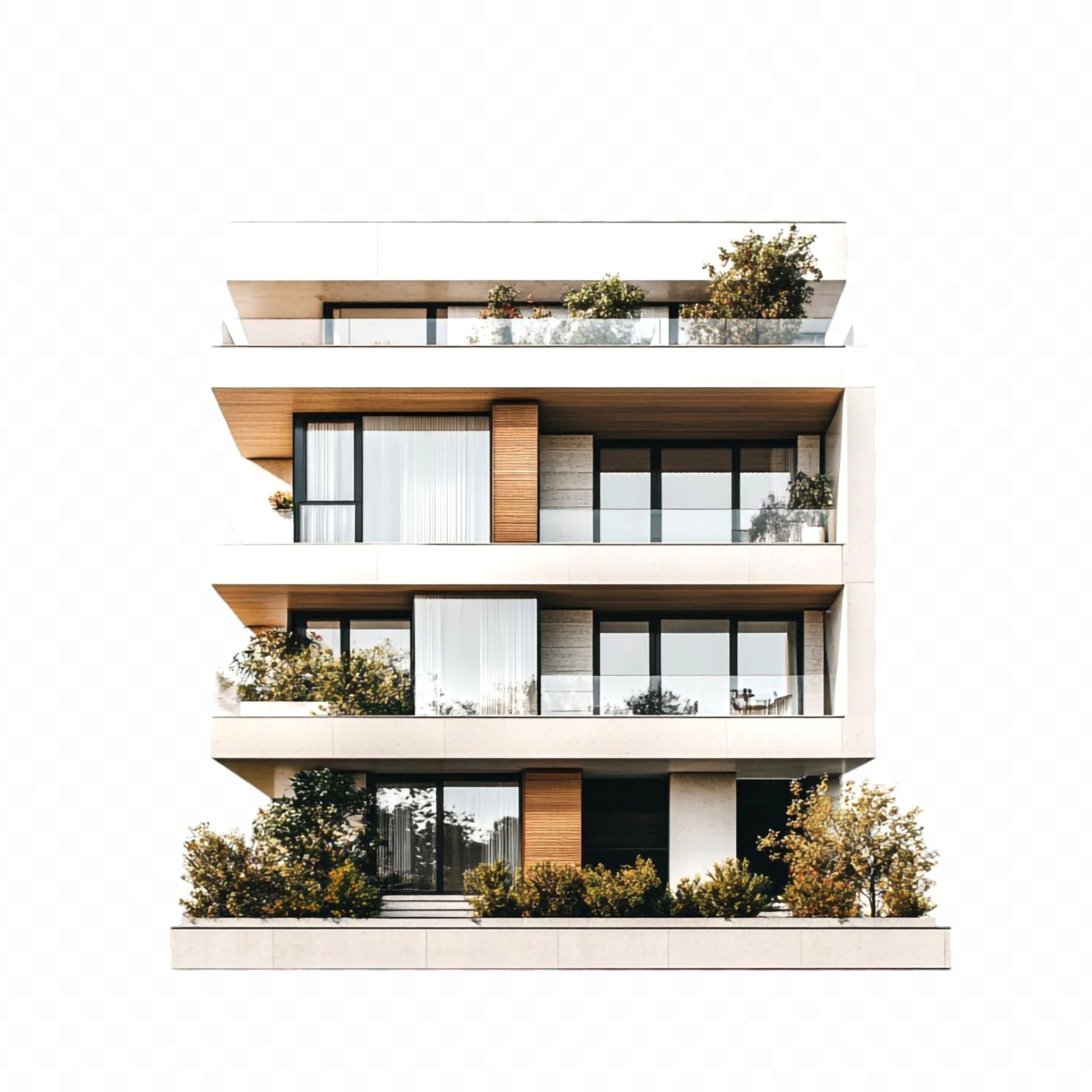 architectural photography of glass buildings