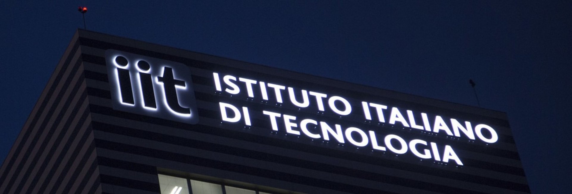 an abstract photo of a curved building with a blue sky in the background