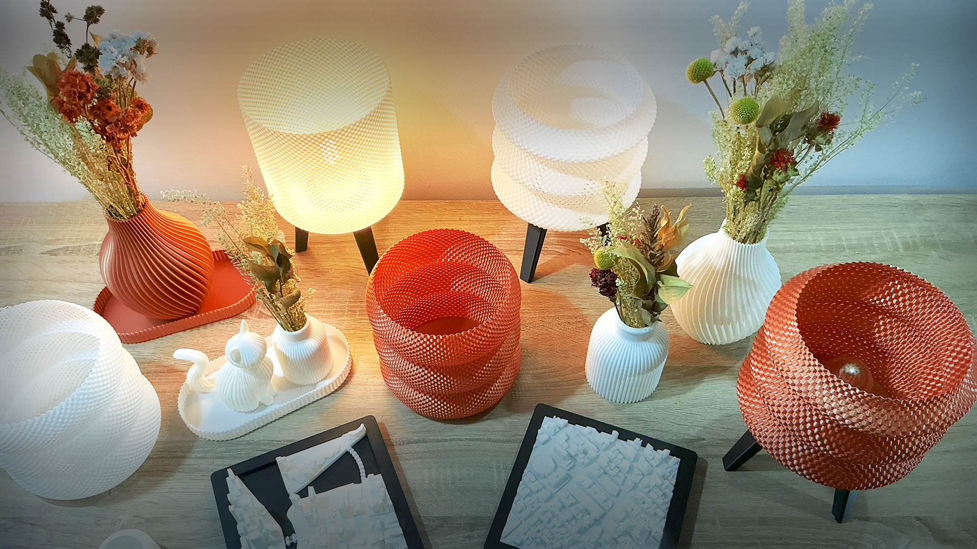 a white chair sitting next to a white wall