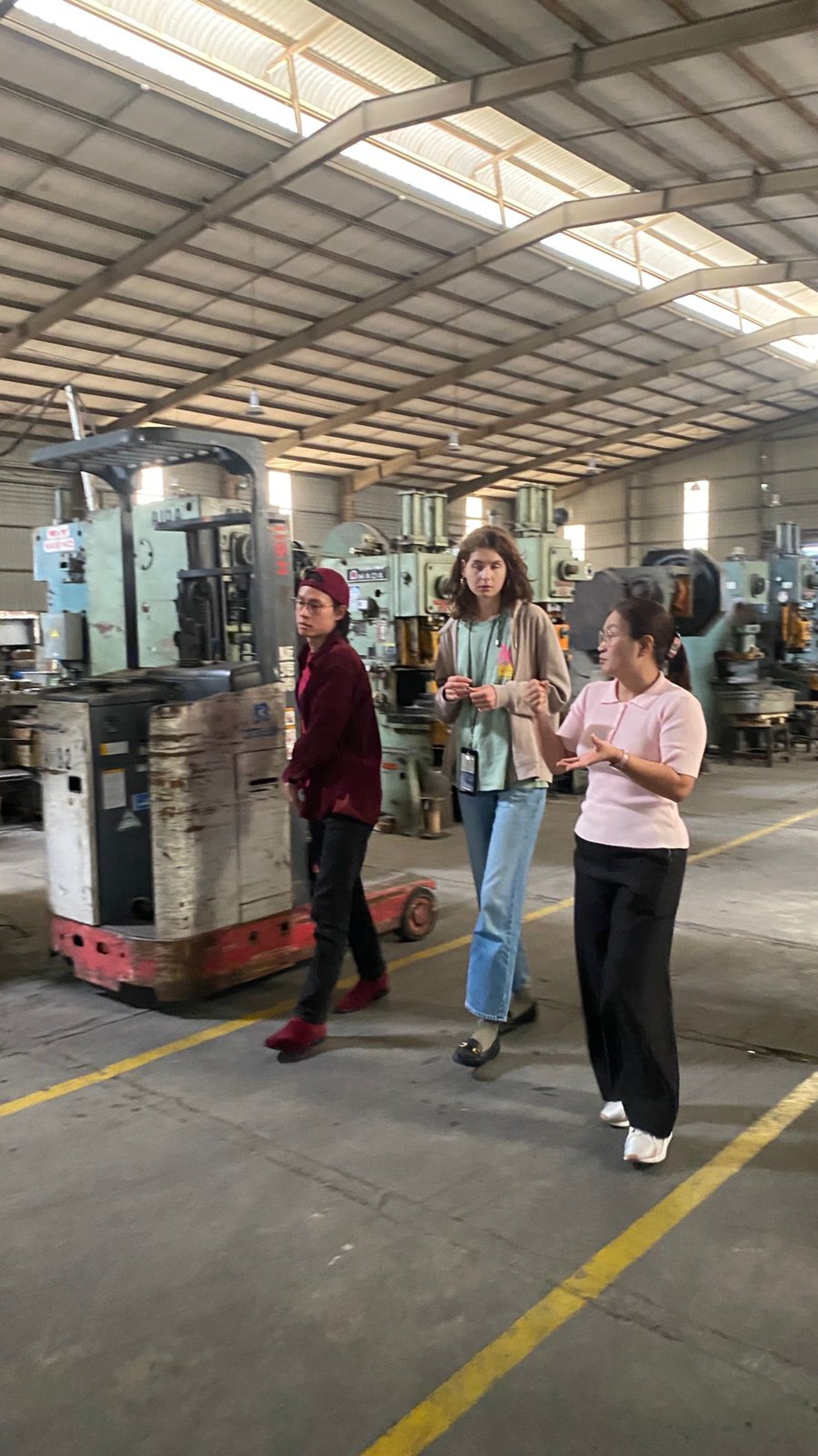 Visiting stainless steel factory in Hanoi, Vietnam