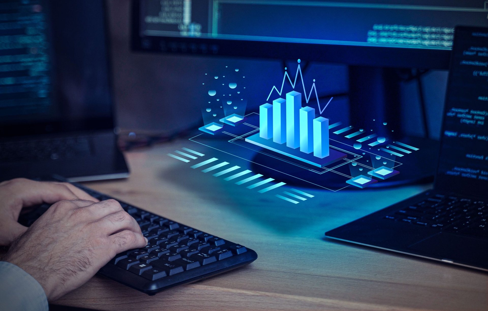 gray computer monitor