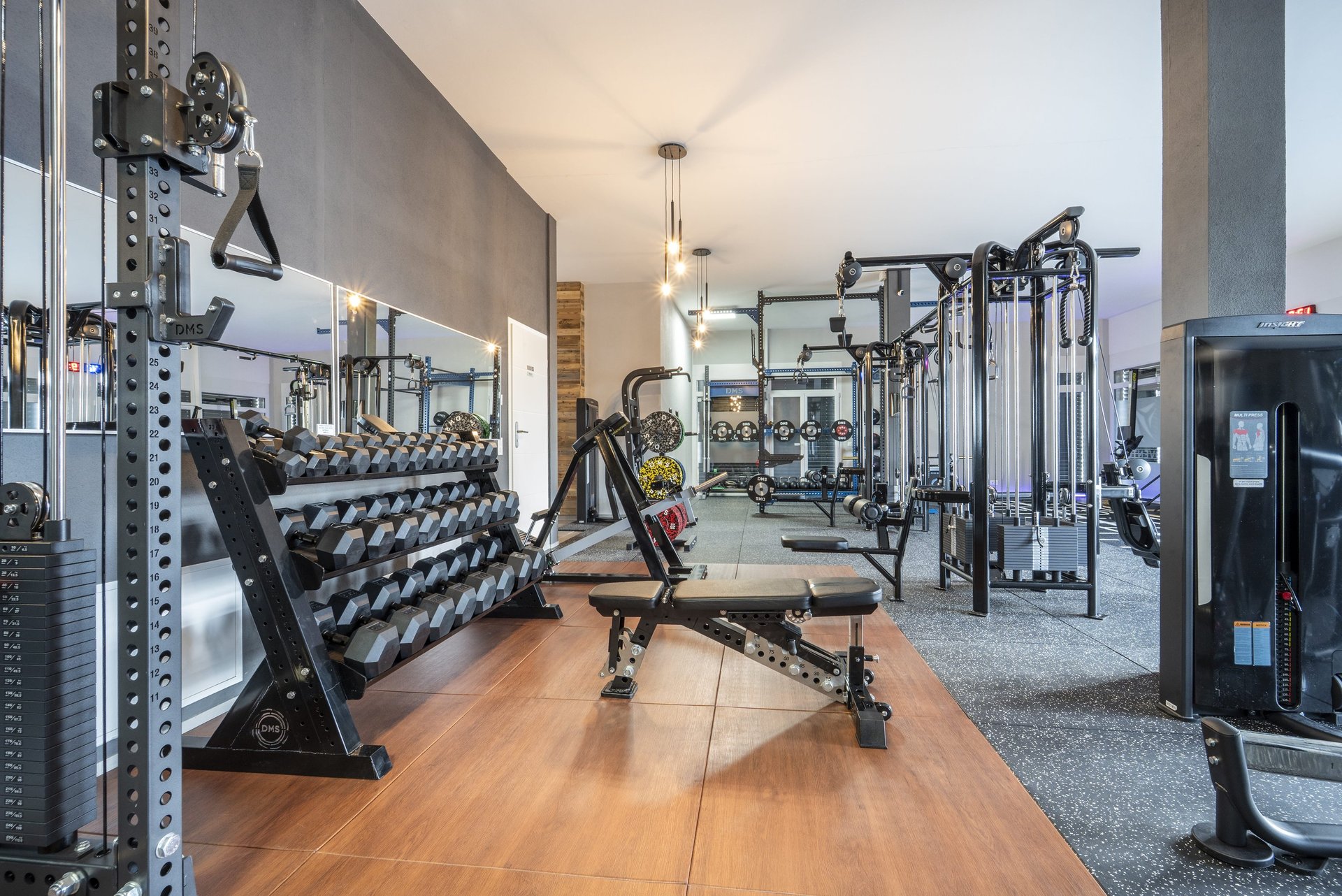 black and gray treadmill