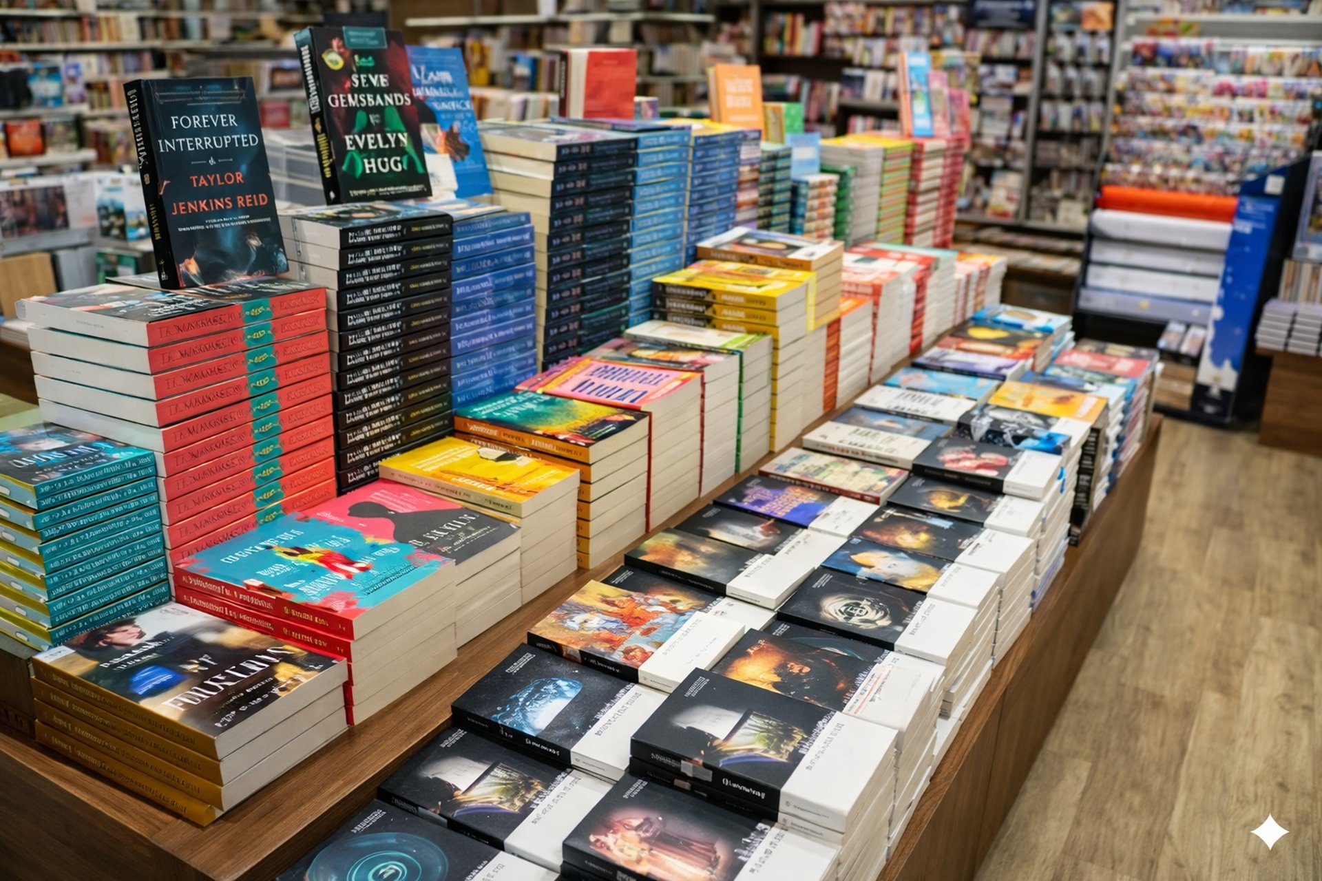 library shelf near black wooden ladder