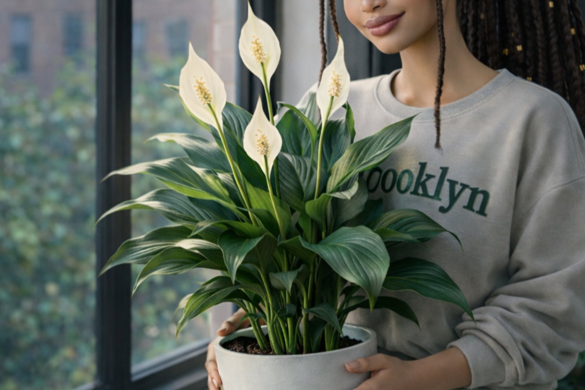 five potted succulent plants on brown surface closeup photography