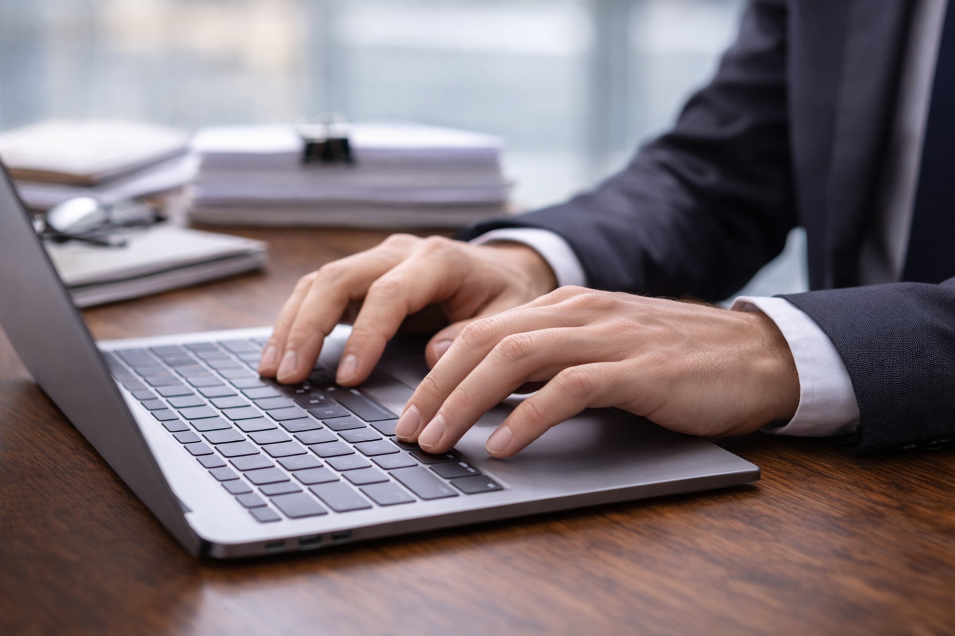 an abstract photo of a curved building with a blue sky in the background