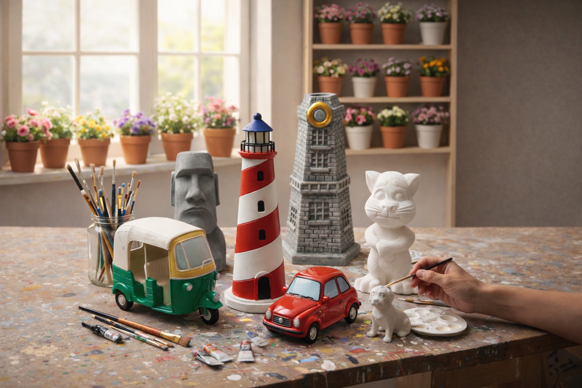 Bulk DIY Statues for Statue Painting