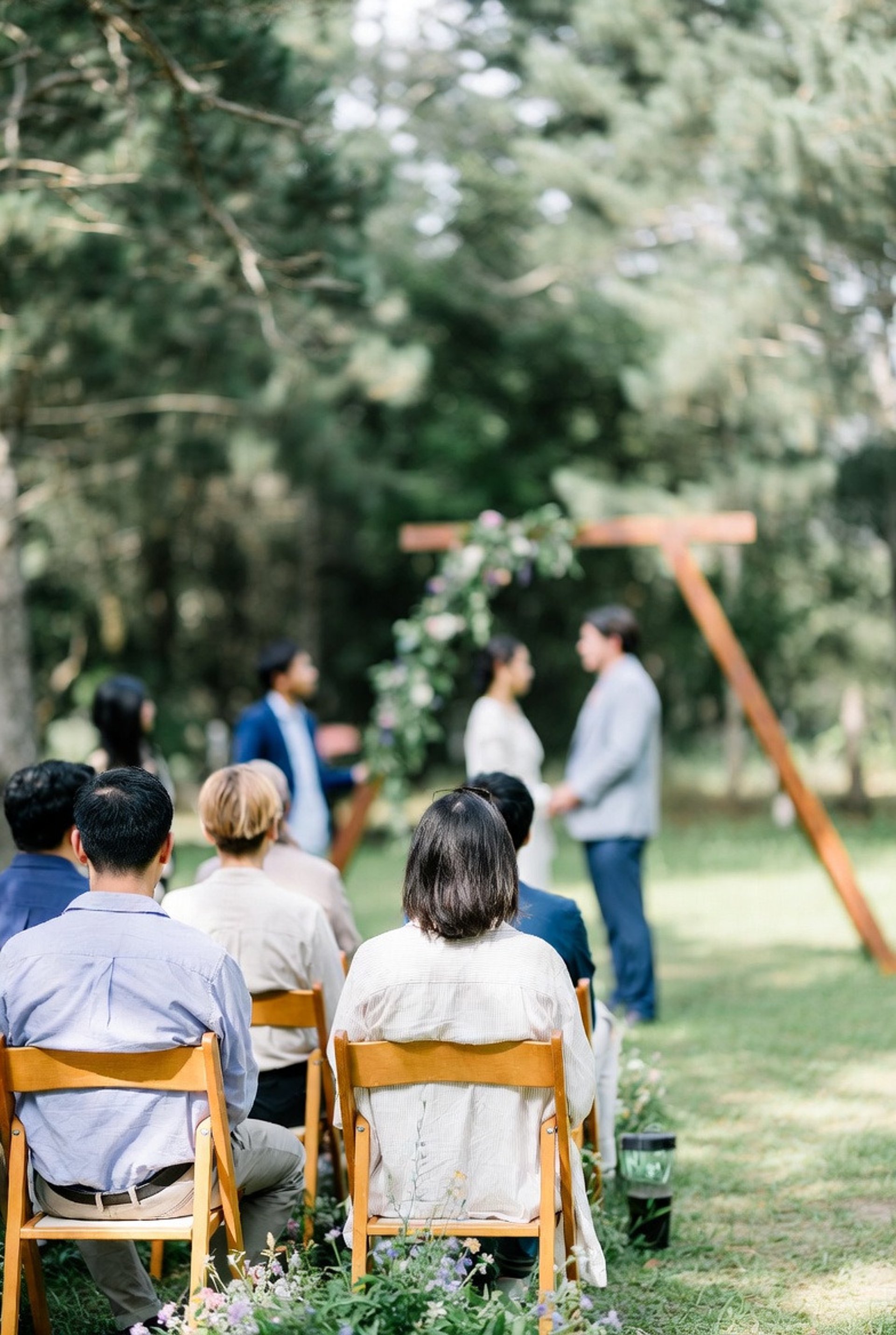 an abstract photo of a curved building with a blue sky in the background