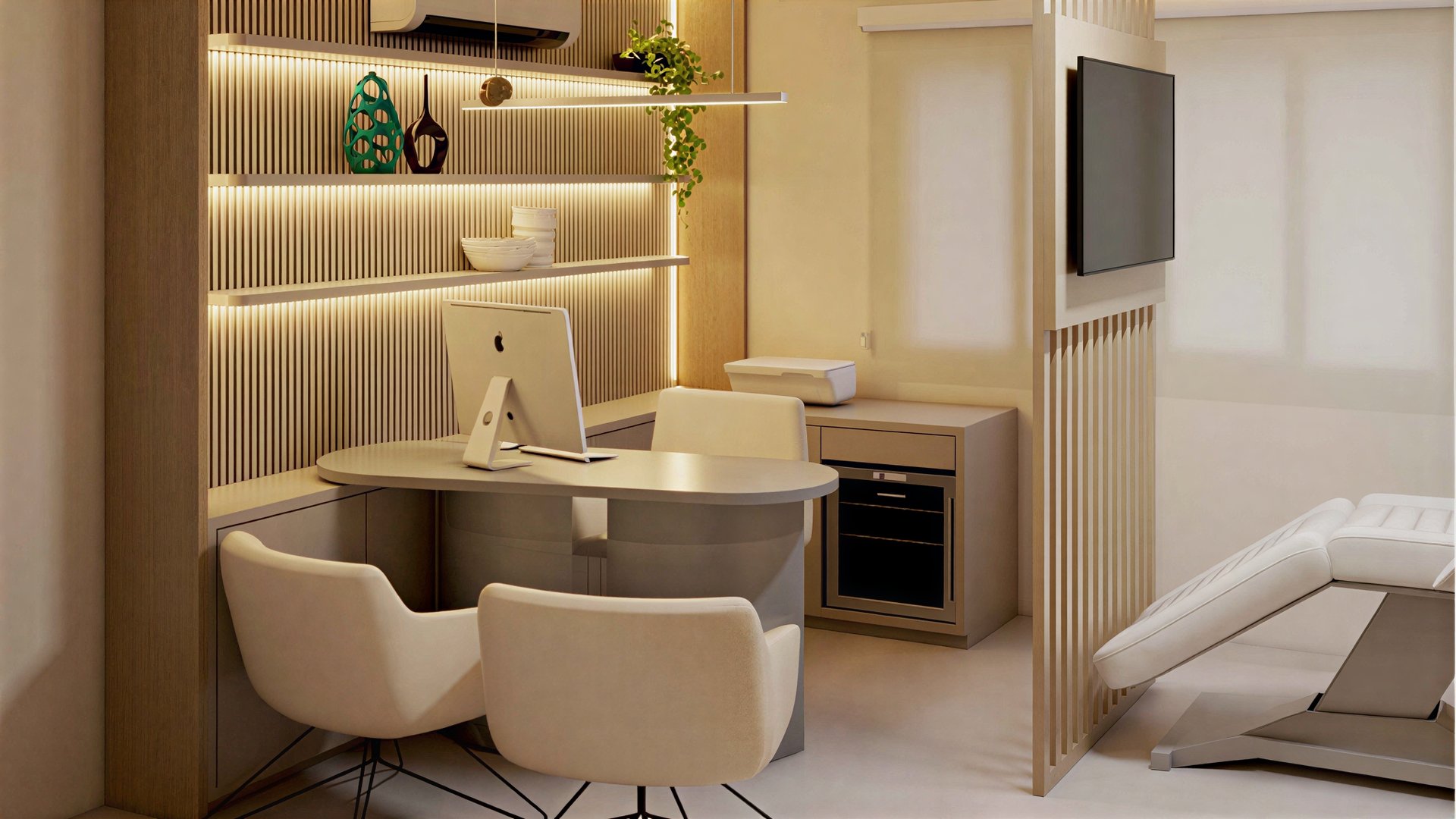 gray computer monitor