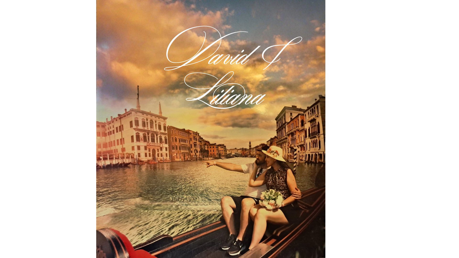 woman in white wedding dress stands in front of man in tuxedo