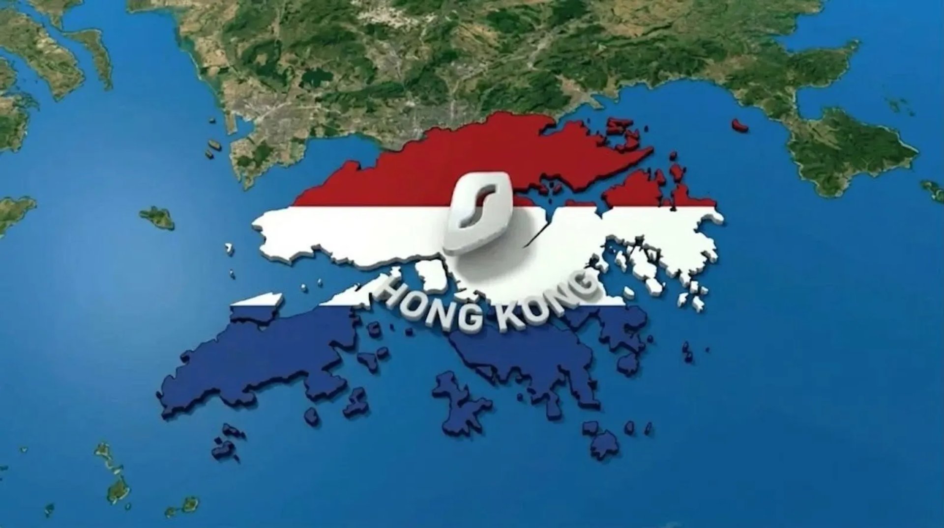 Futuristic satellite view of UK in flag colors, illustrating global cybersecurity innovation.