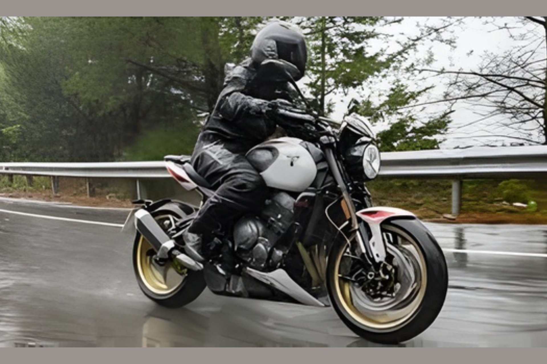 Triumph's 2026 Trident 800 in action at global introduction in Cyprus