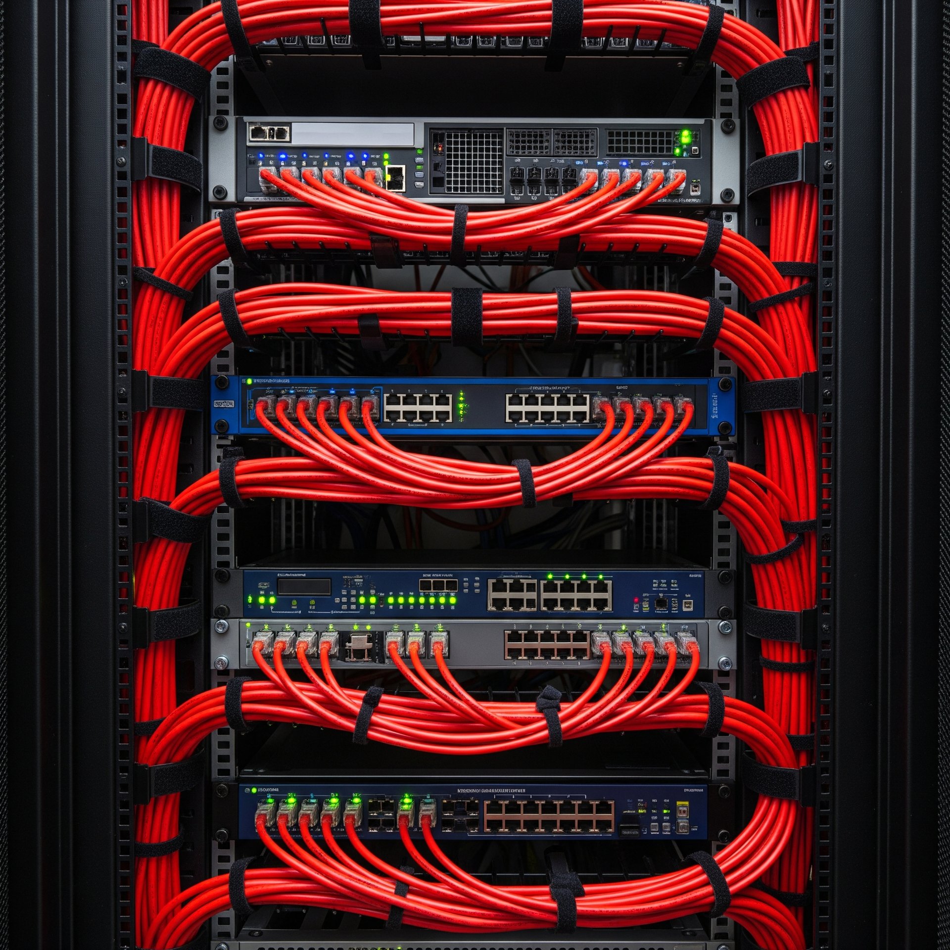 an abstract photo of a curved building with a blue sky in the background