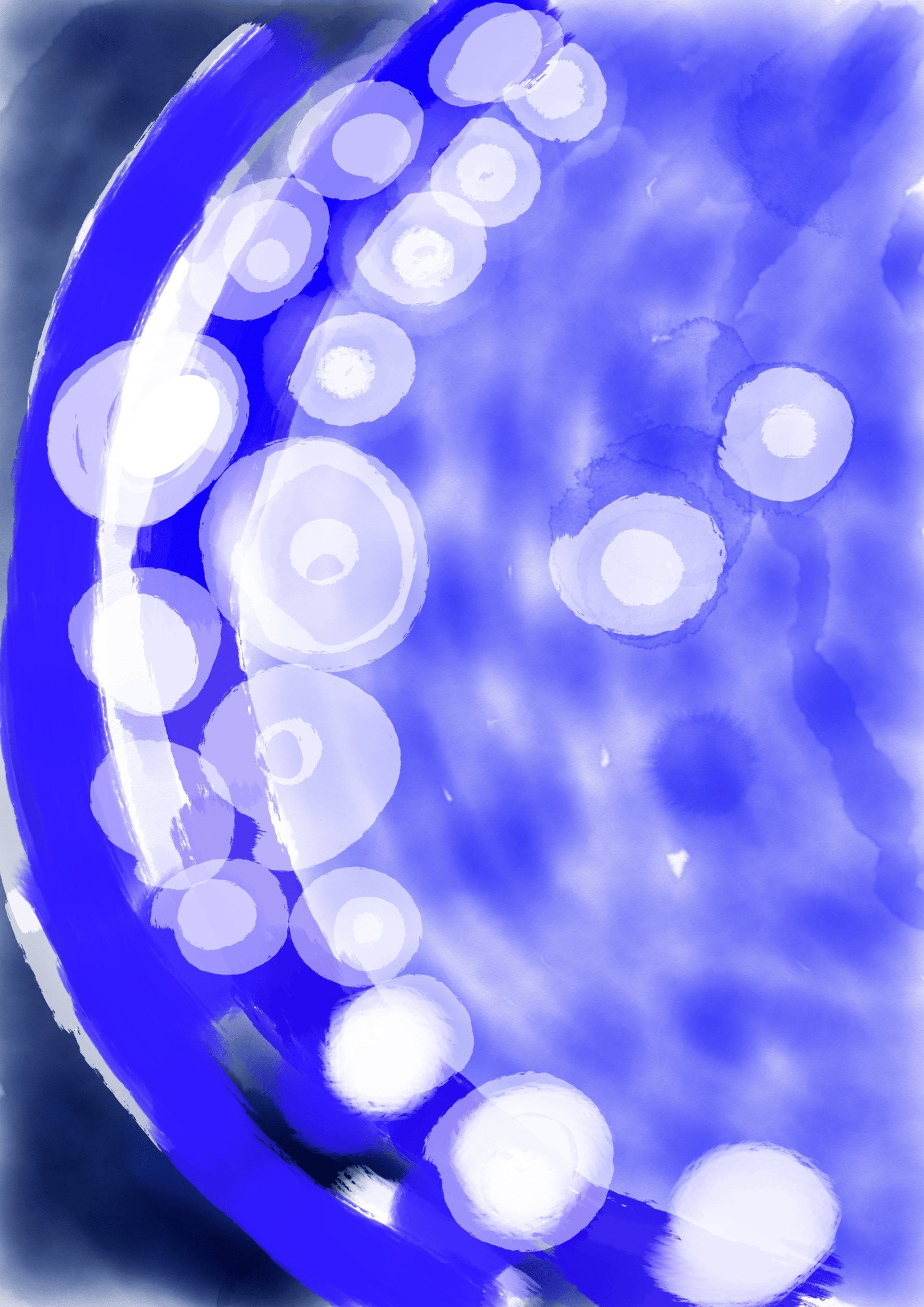 a close up of a black and brown abstract painting