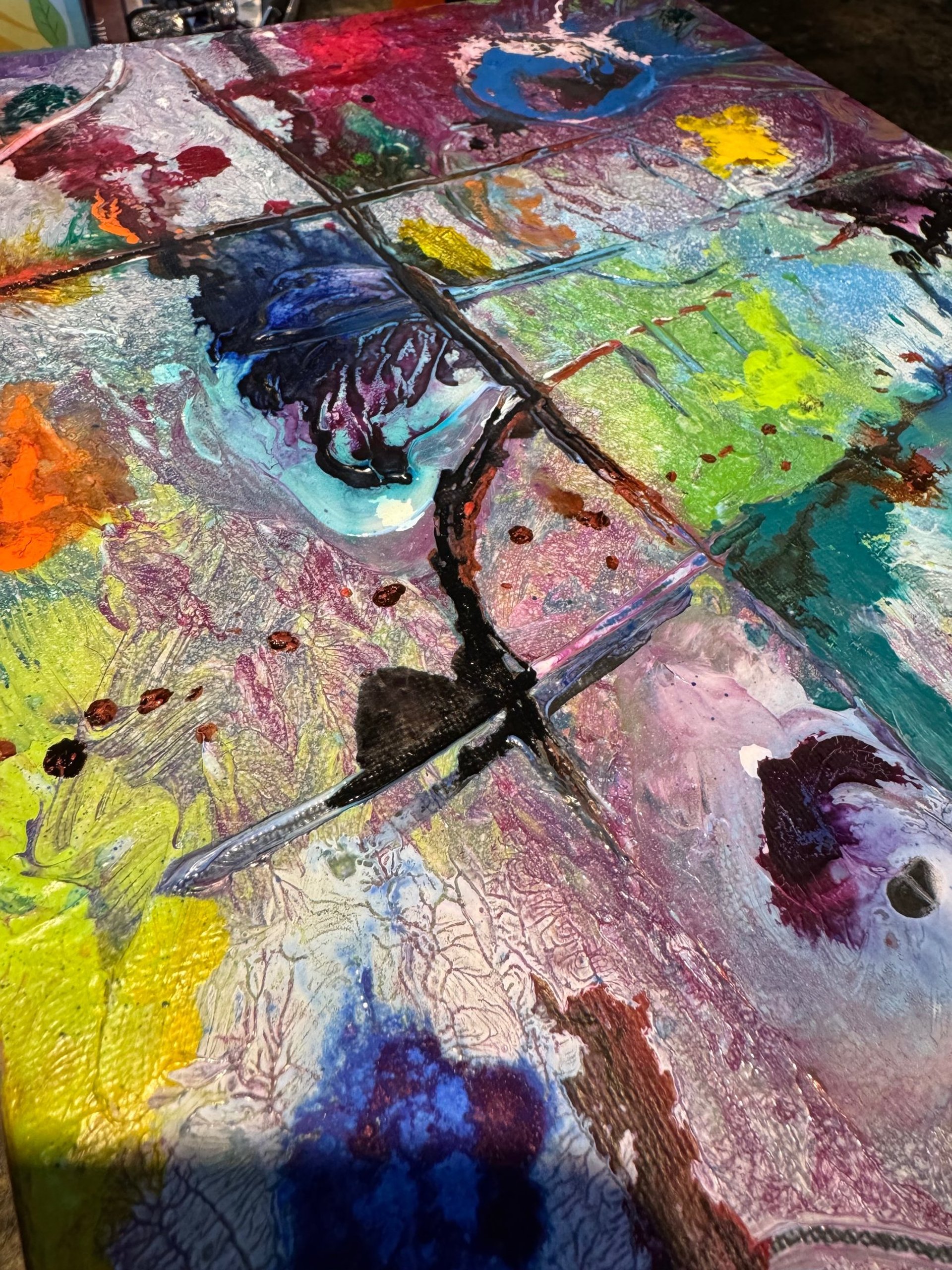 person wearing grey knit sweater