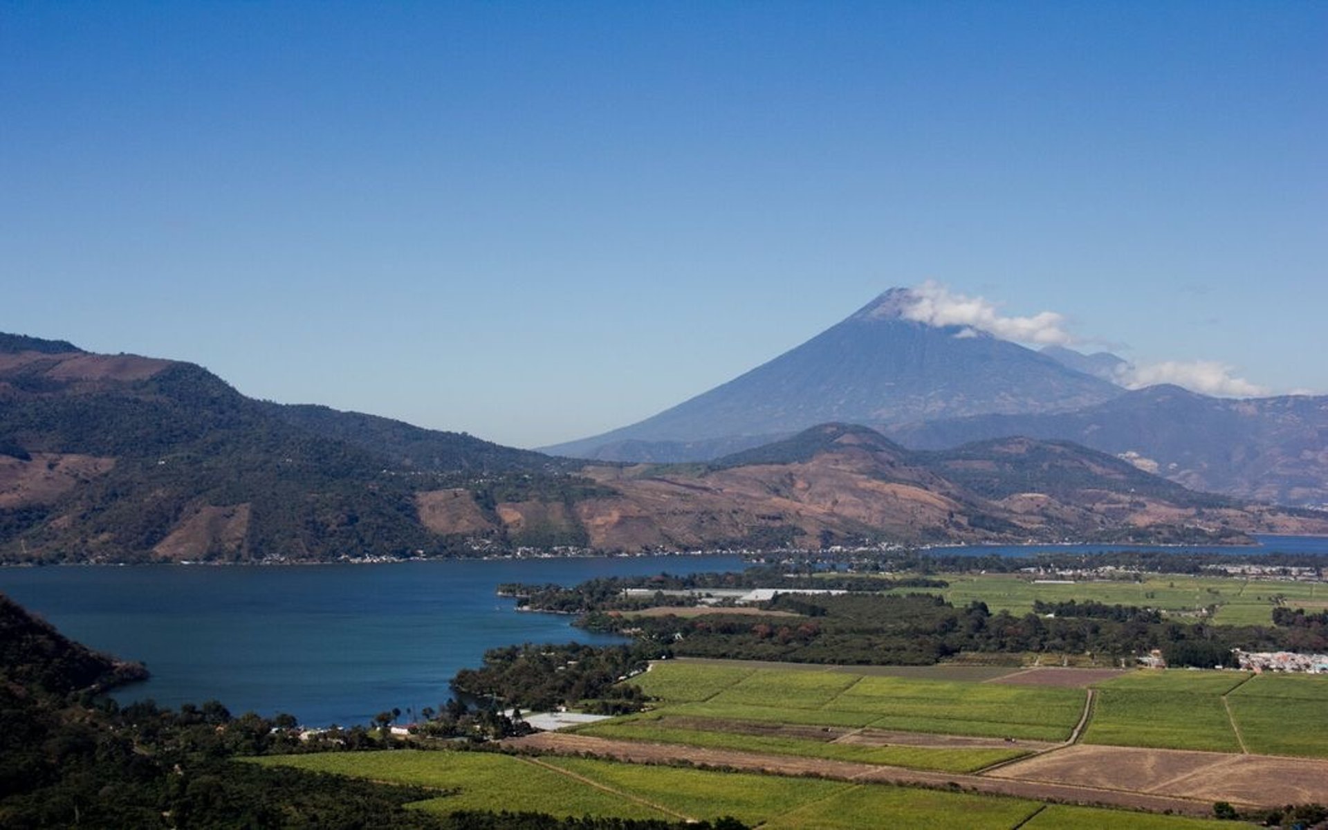 mountain range under blue sky