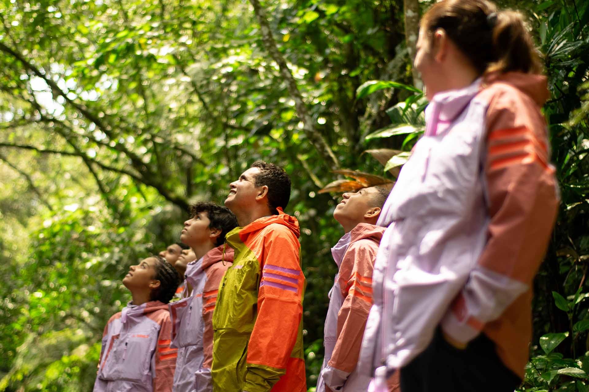 empty hallway between concrete buildings during daytime