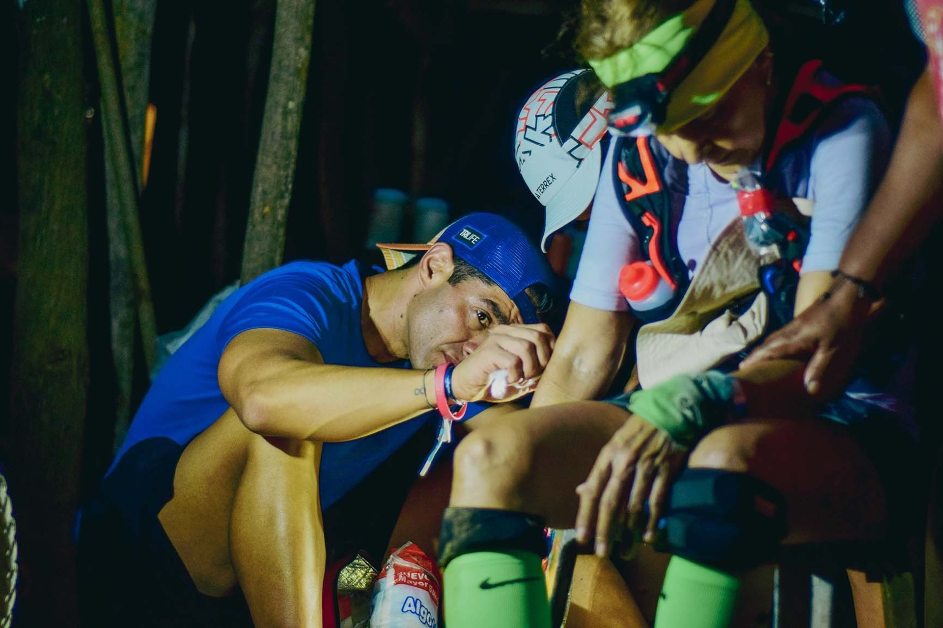 empty hallway between concrete buildings during daytime