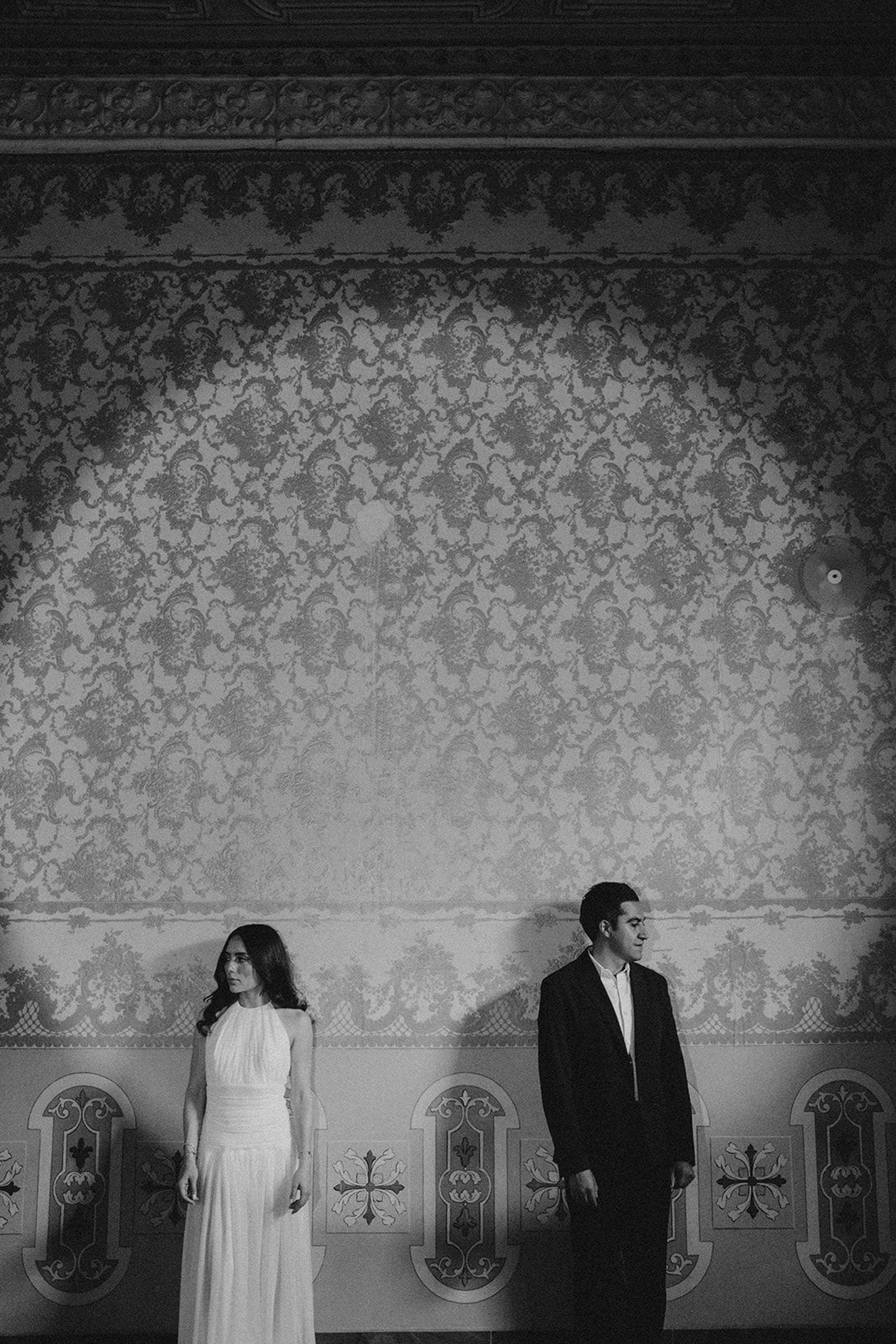 a man and woman holding hands