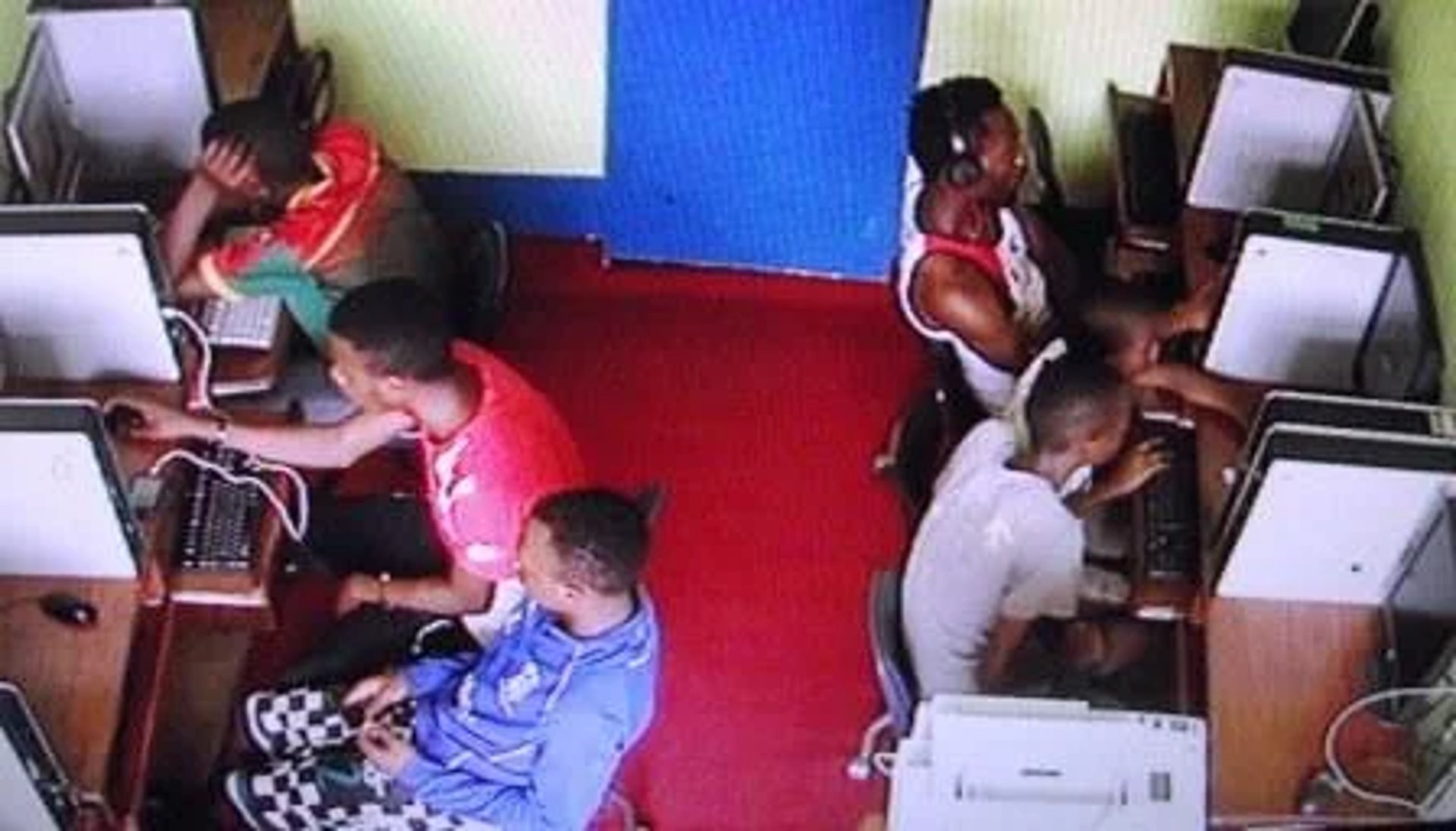 black blue and yellow textile