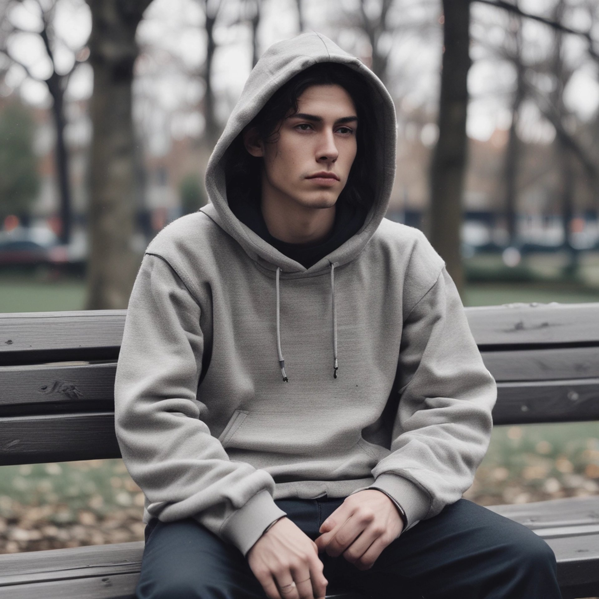 woman in blue and white shirt