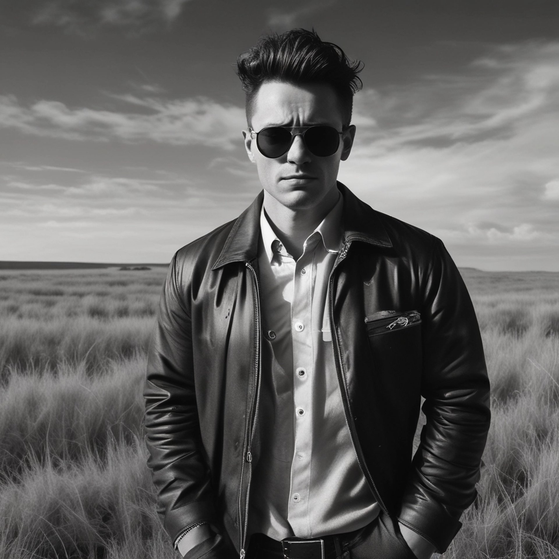 woman in blue and white shirt