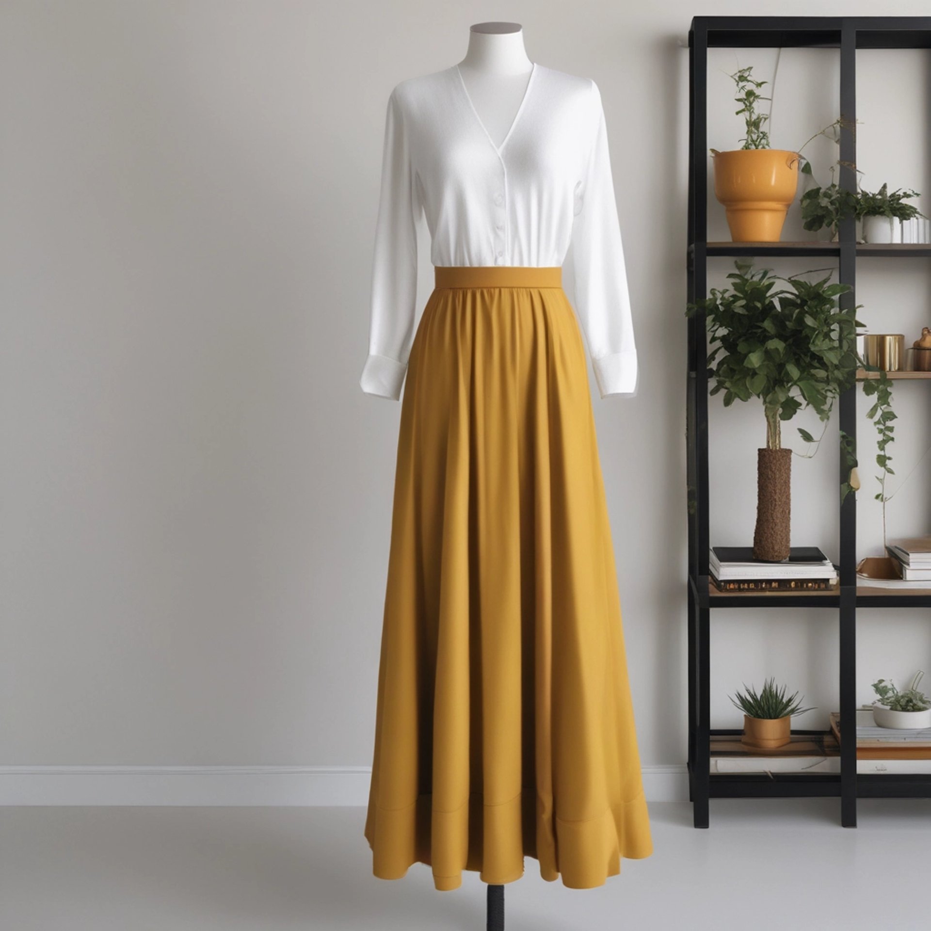 woman in blue and white shirt