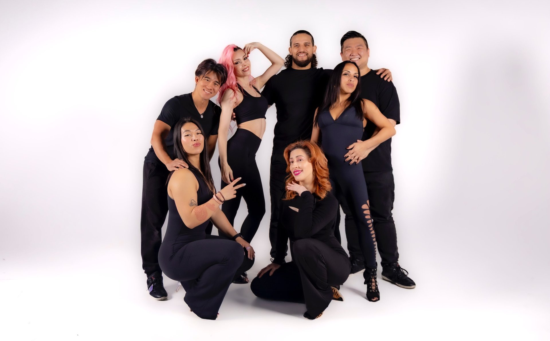 an abstract photo of a curved building with a blue sky in the background