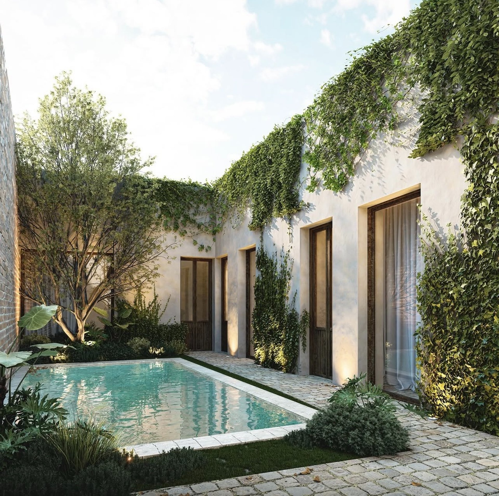 white concrete building