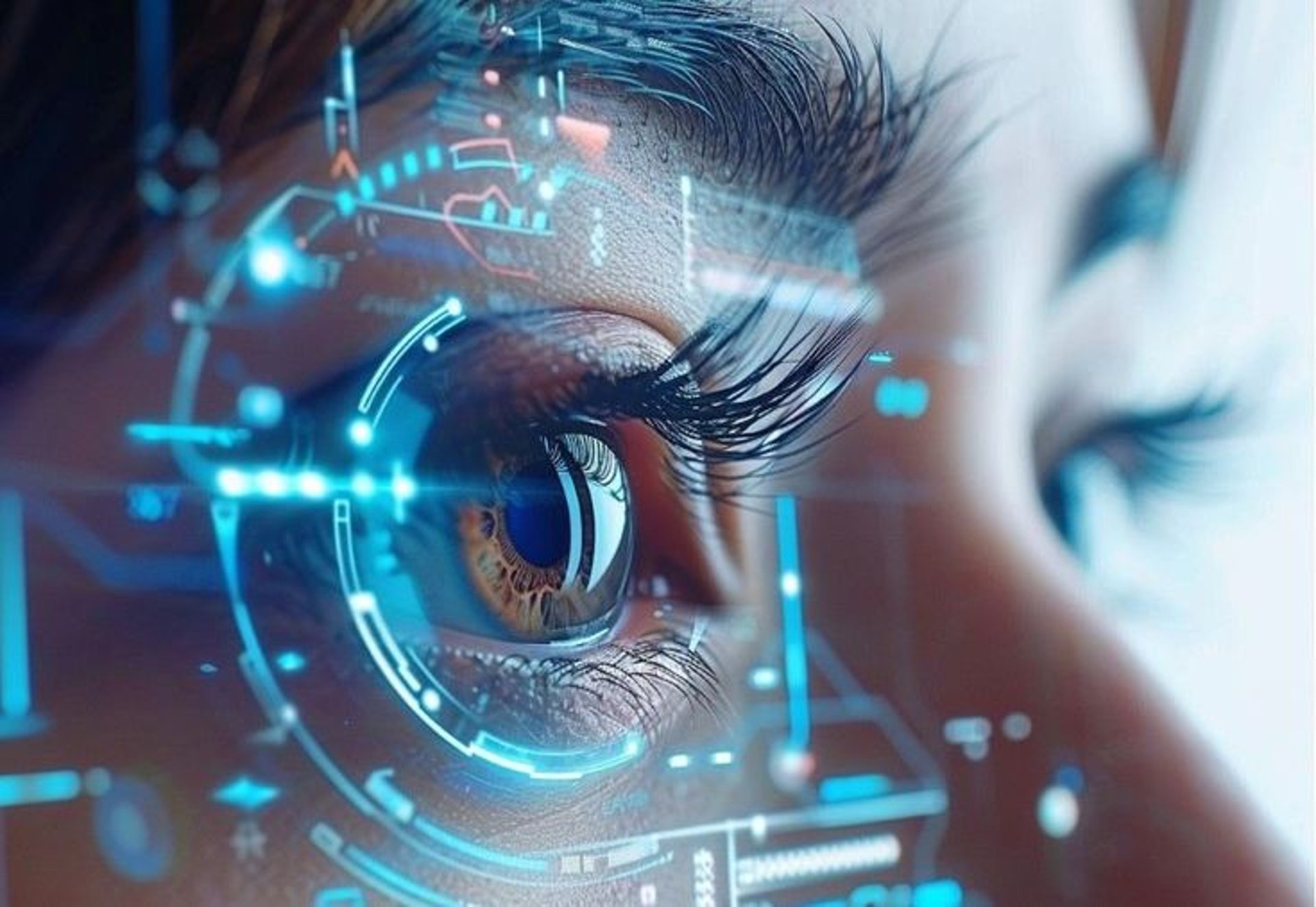 an abstract photo of a curved building with a blue sky in the background