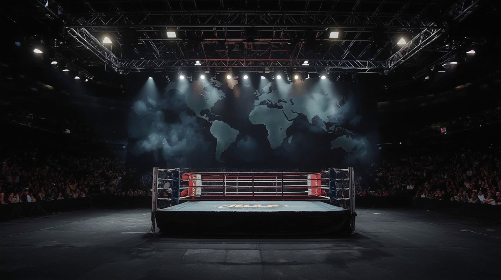 an abstract photo of a curved building with a blue sky in the background