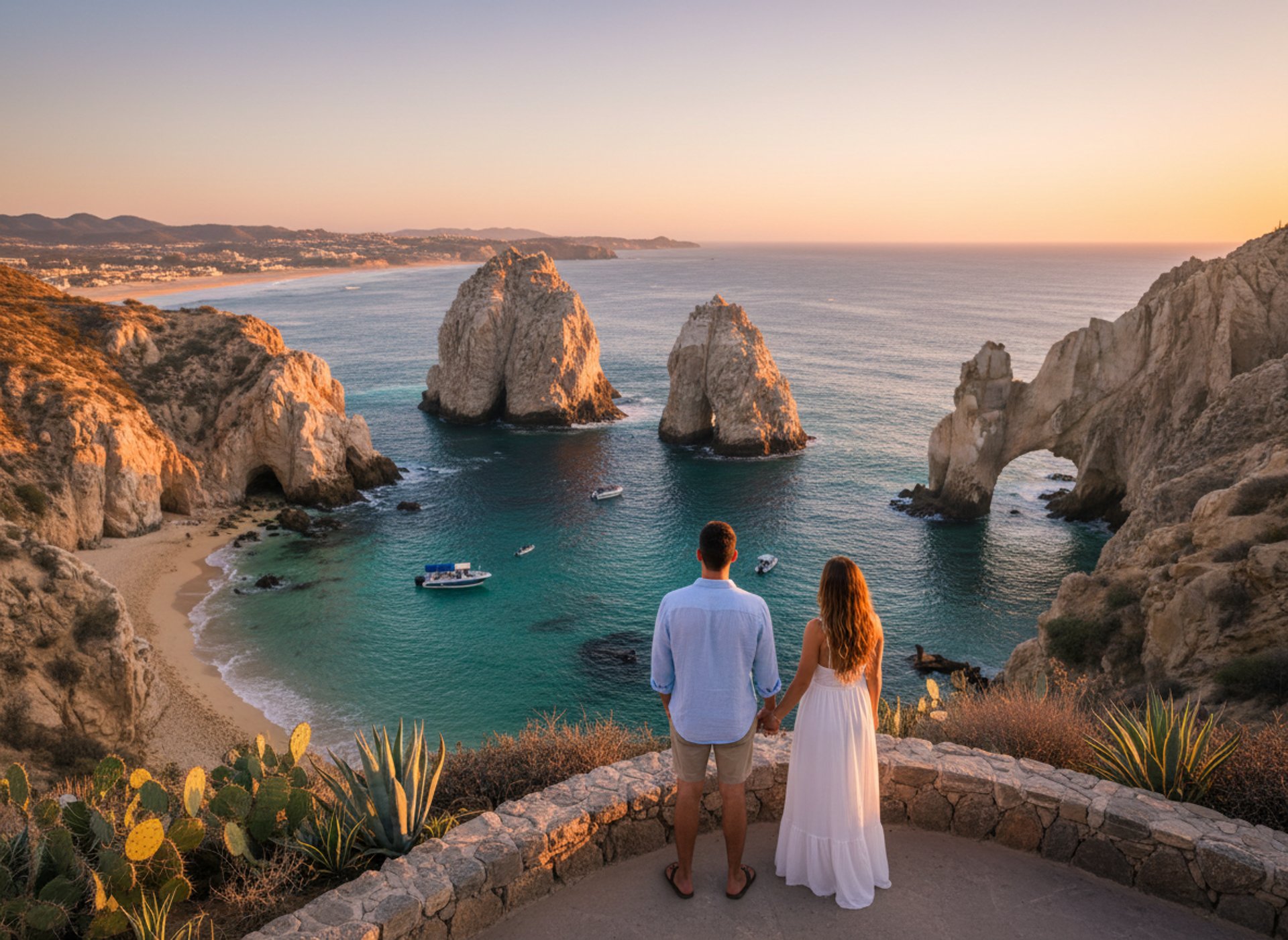 an abstract photo of a curved building with a blue sky in the background