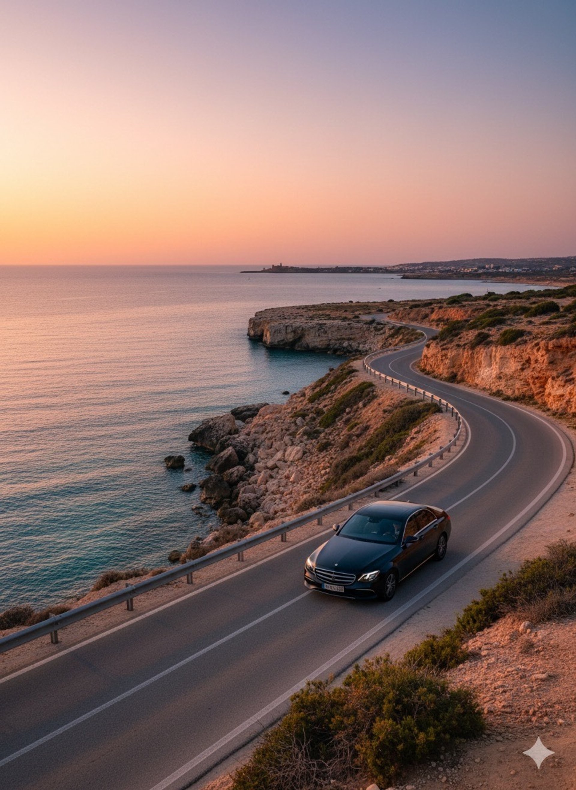 an abstract photo of a curved building with a blue sky in the background