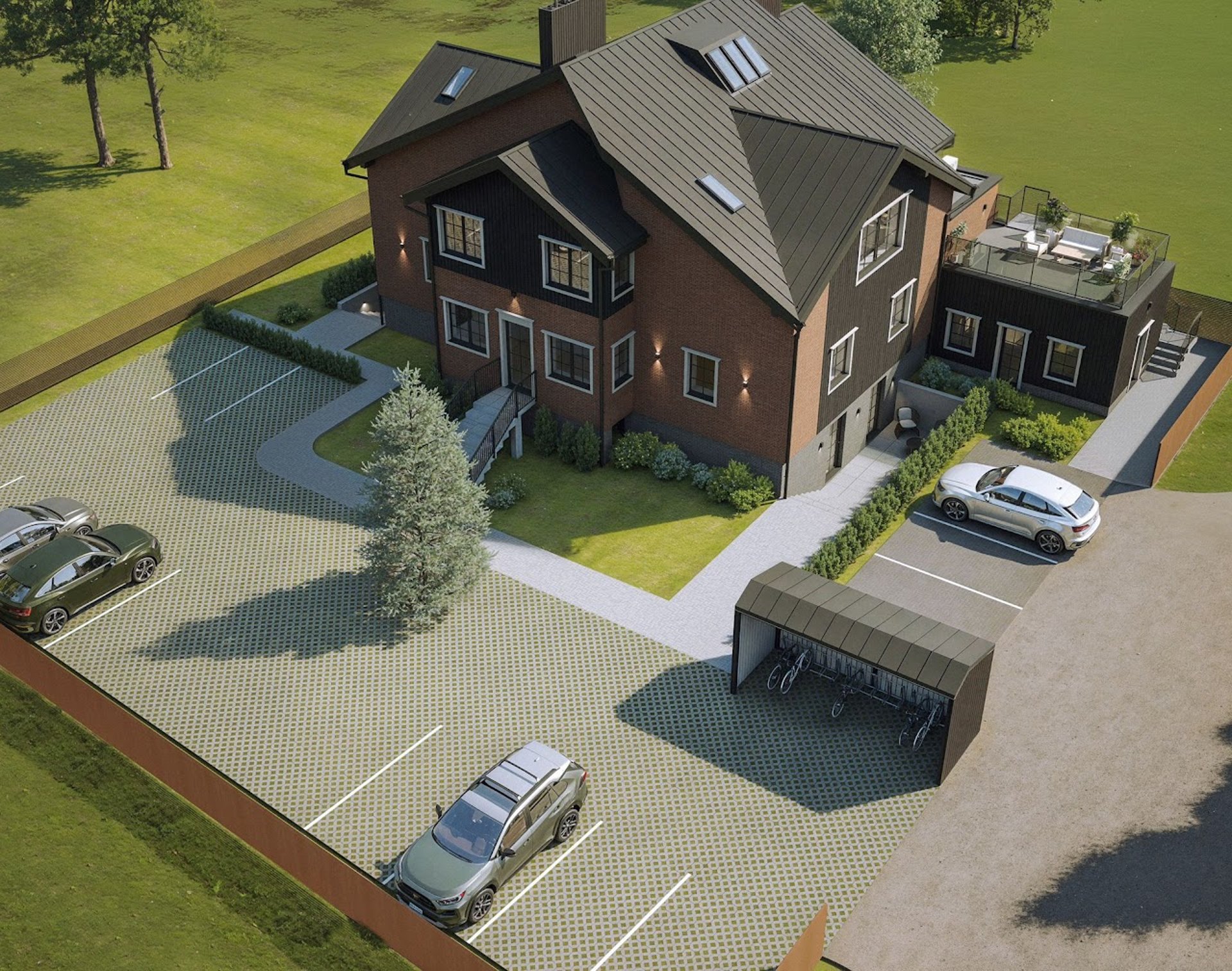 black and white bed linen