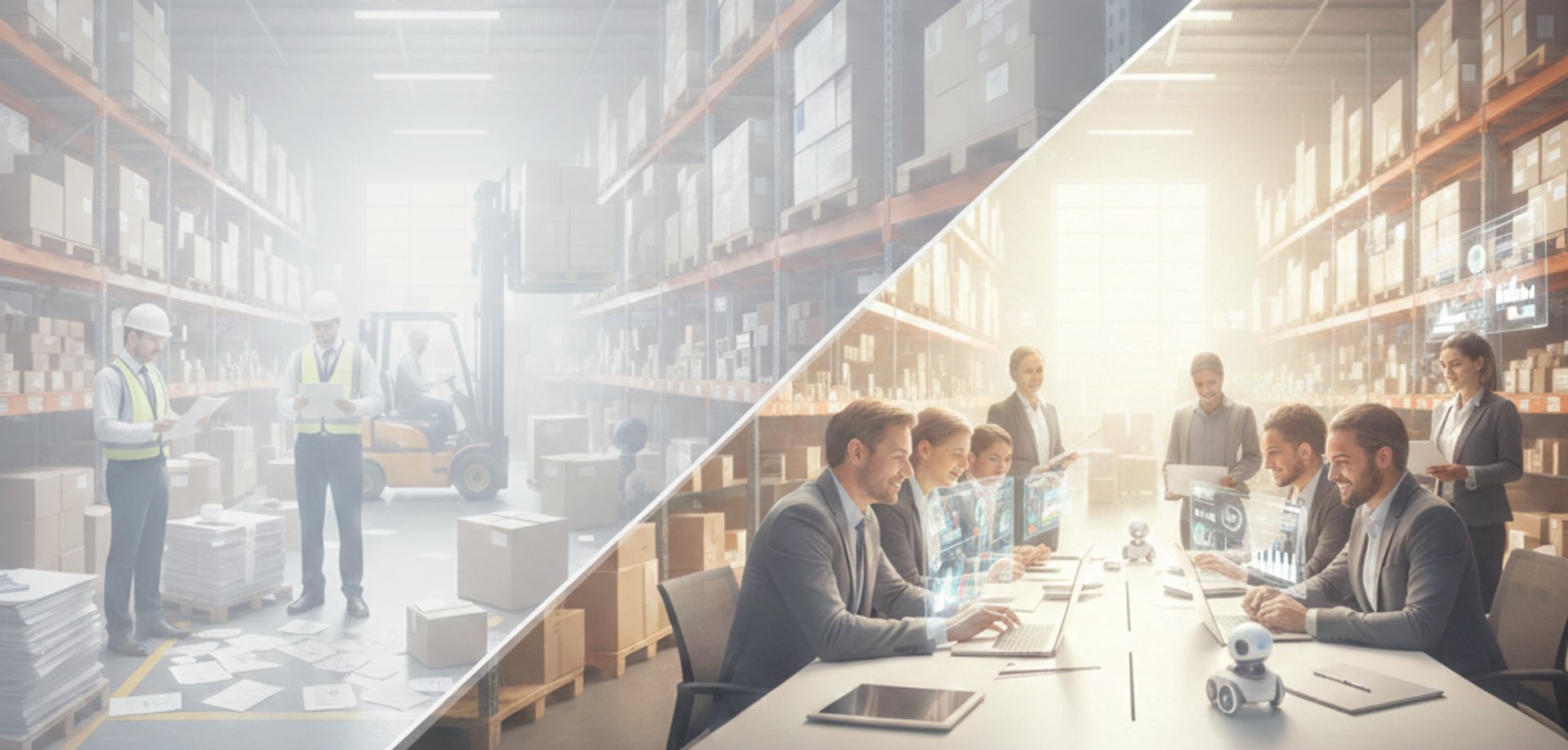 The woman is surprised, covering her mouth.