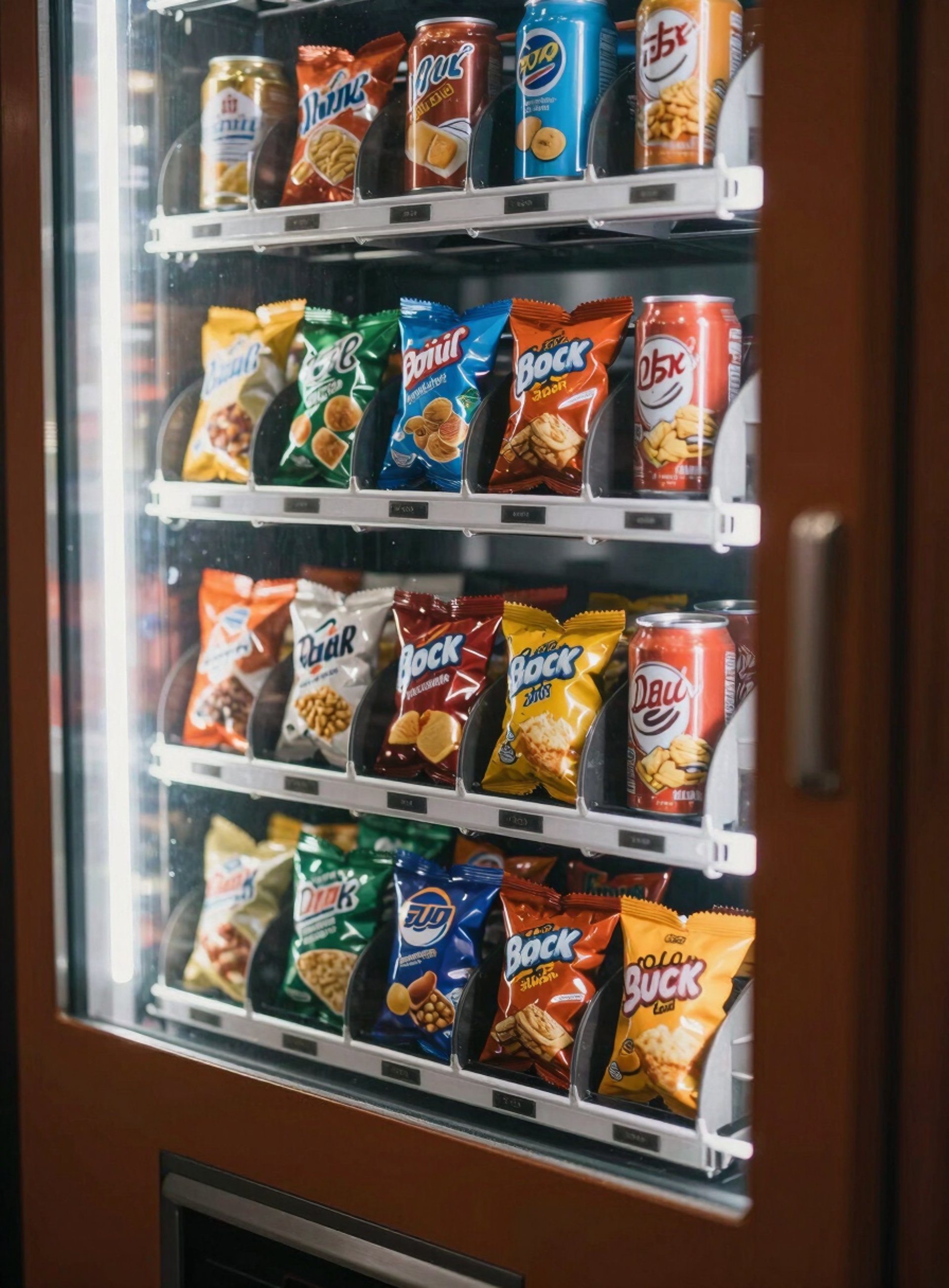 coca cola and coca cola bottles in black vending machine
