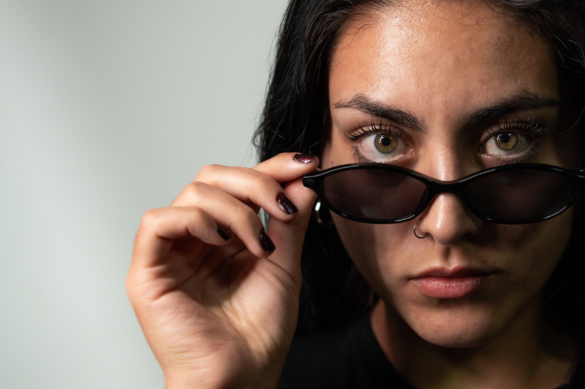 black and brown leather padded tub sofa