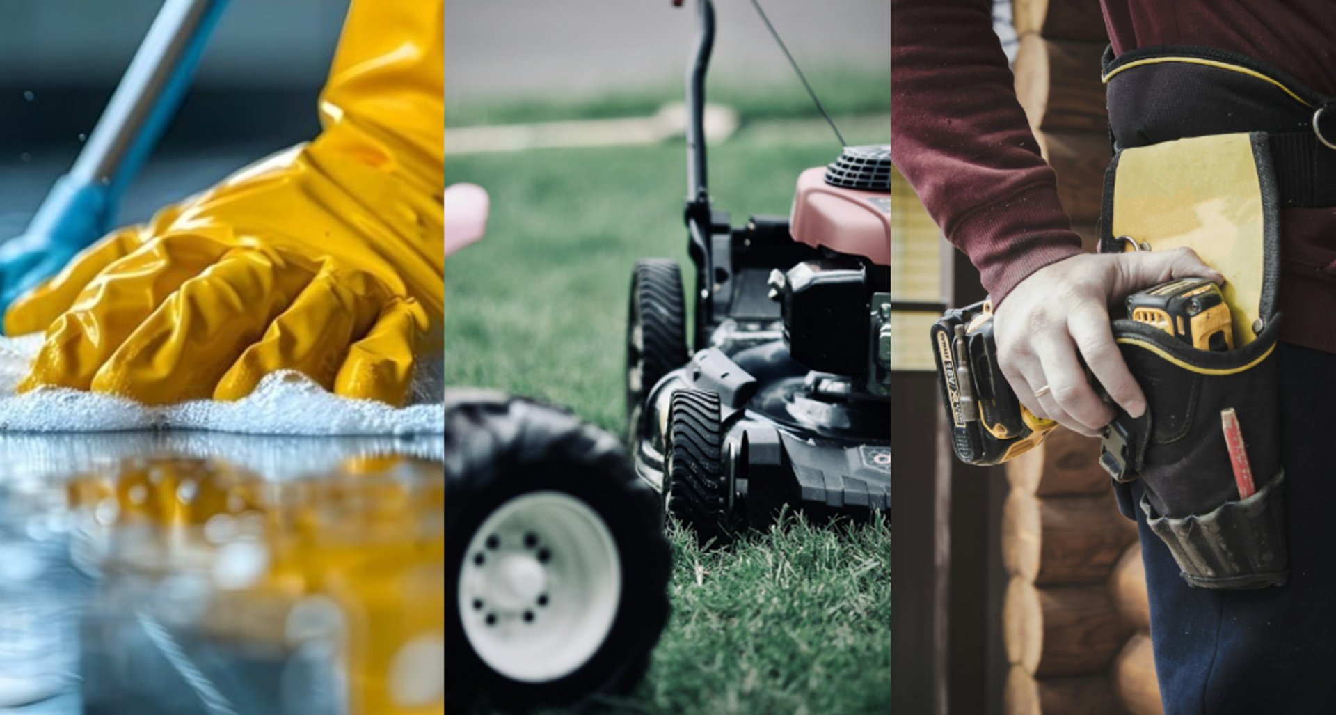 person holding yellow plastic spray bottle