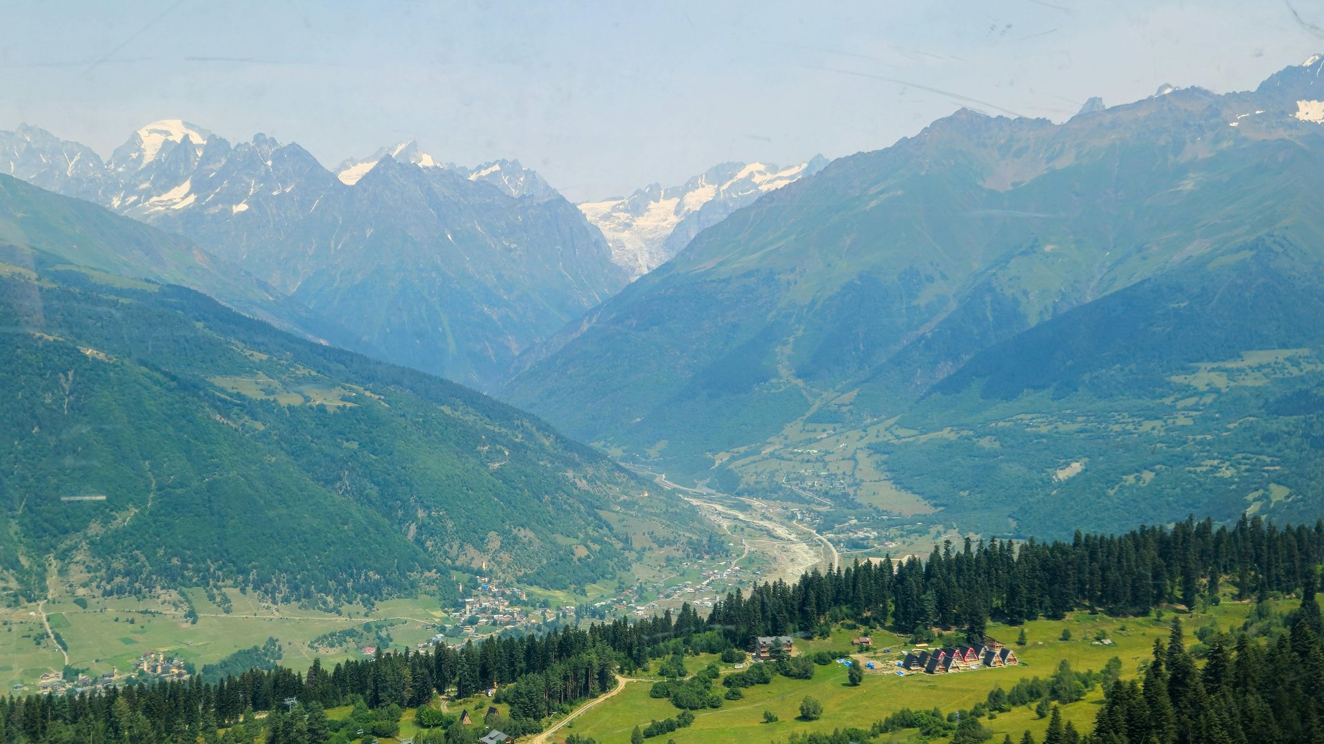 gray concrete building on hill