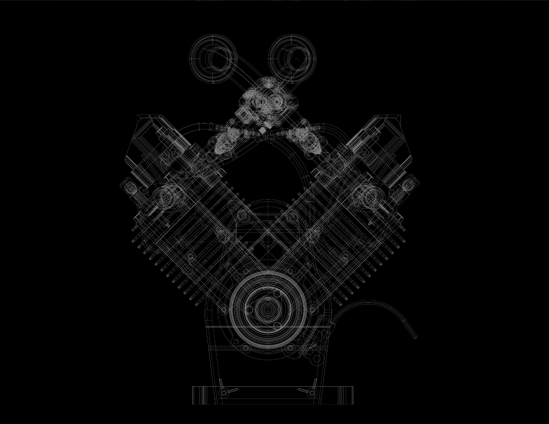 red and black round illustration