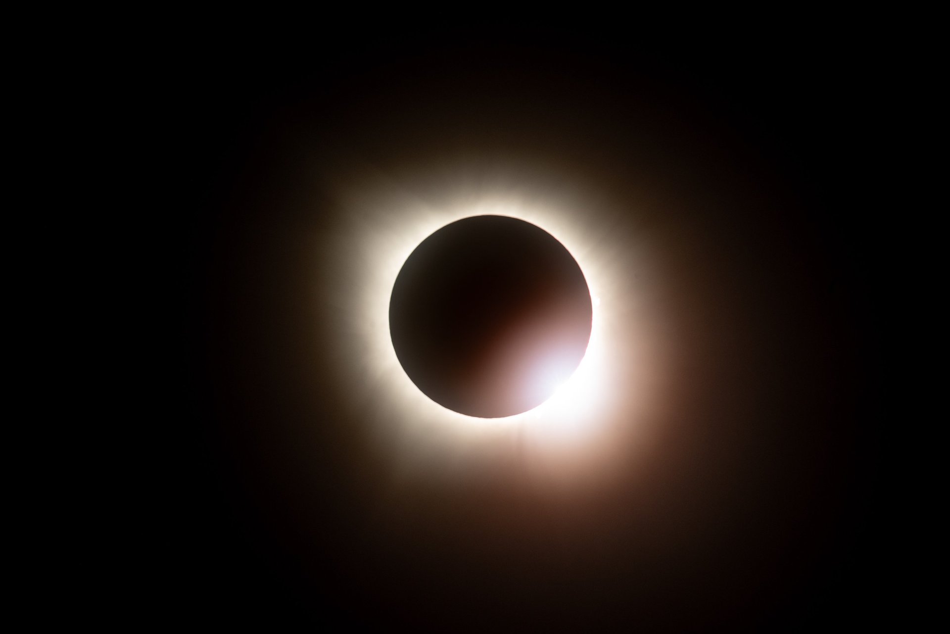 digital wallpaper of eclipse