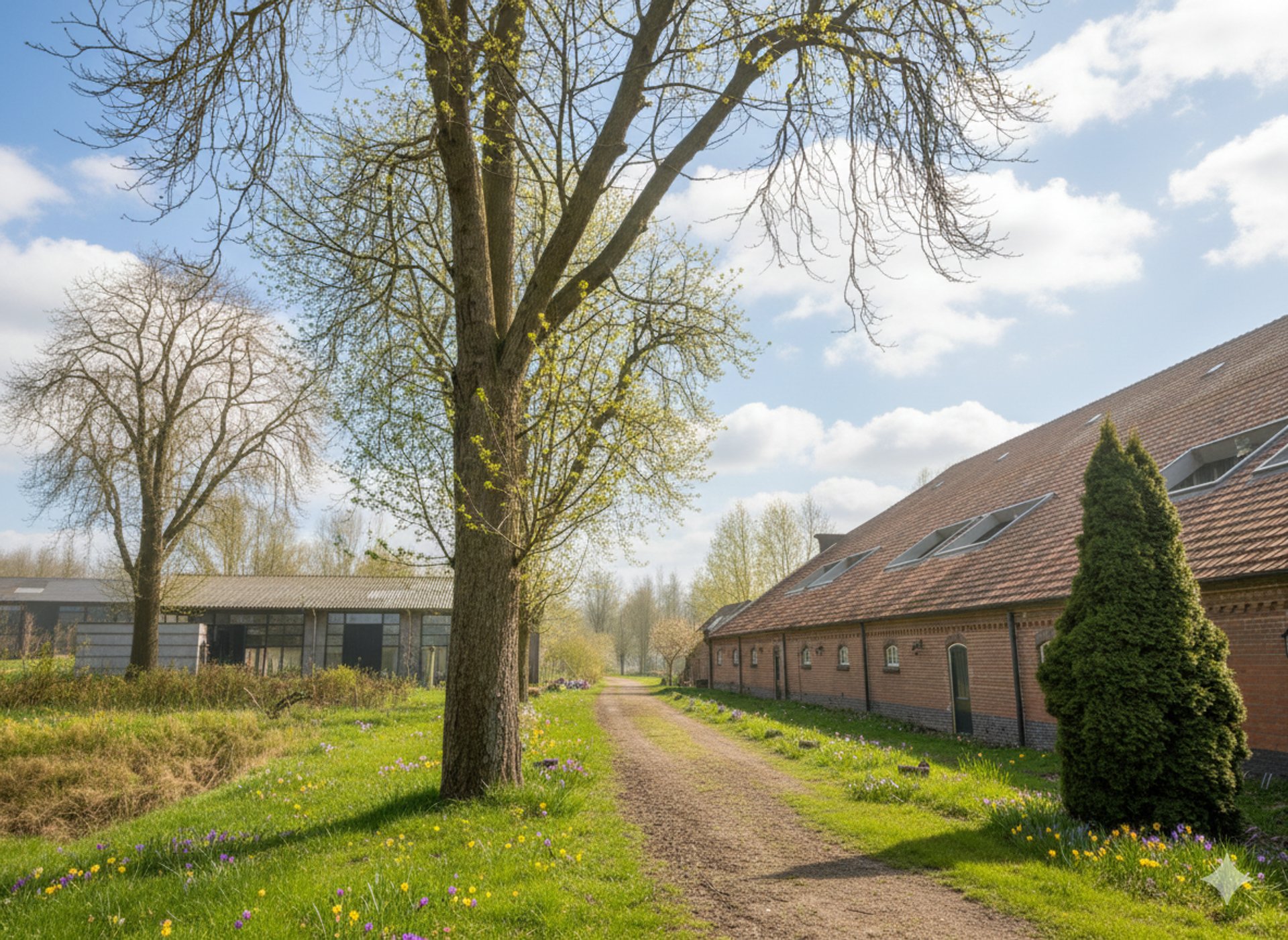 woman wearing yellow long-sleeved dress under white clouds and blue sky during daytime