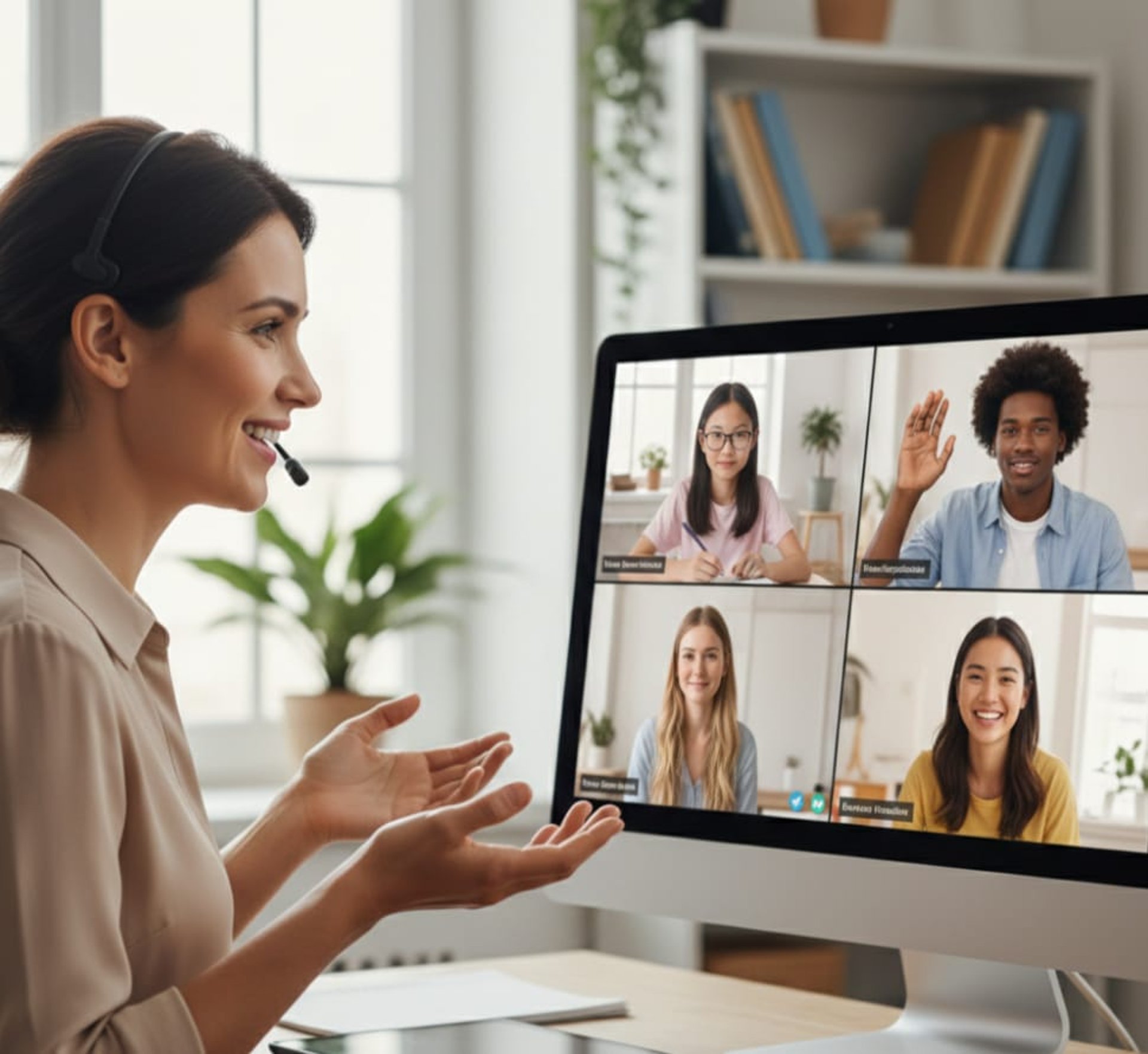 person writing on brown wooden table near white ceramic mug