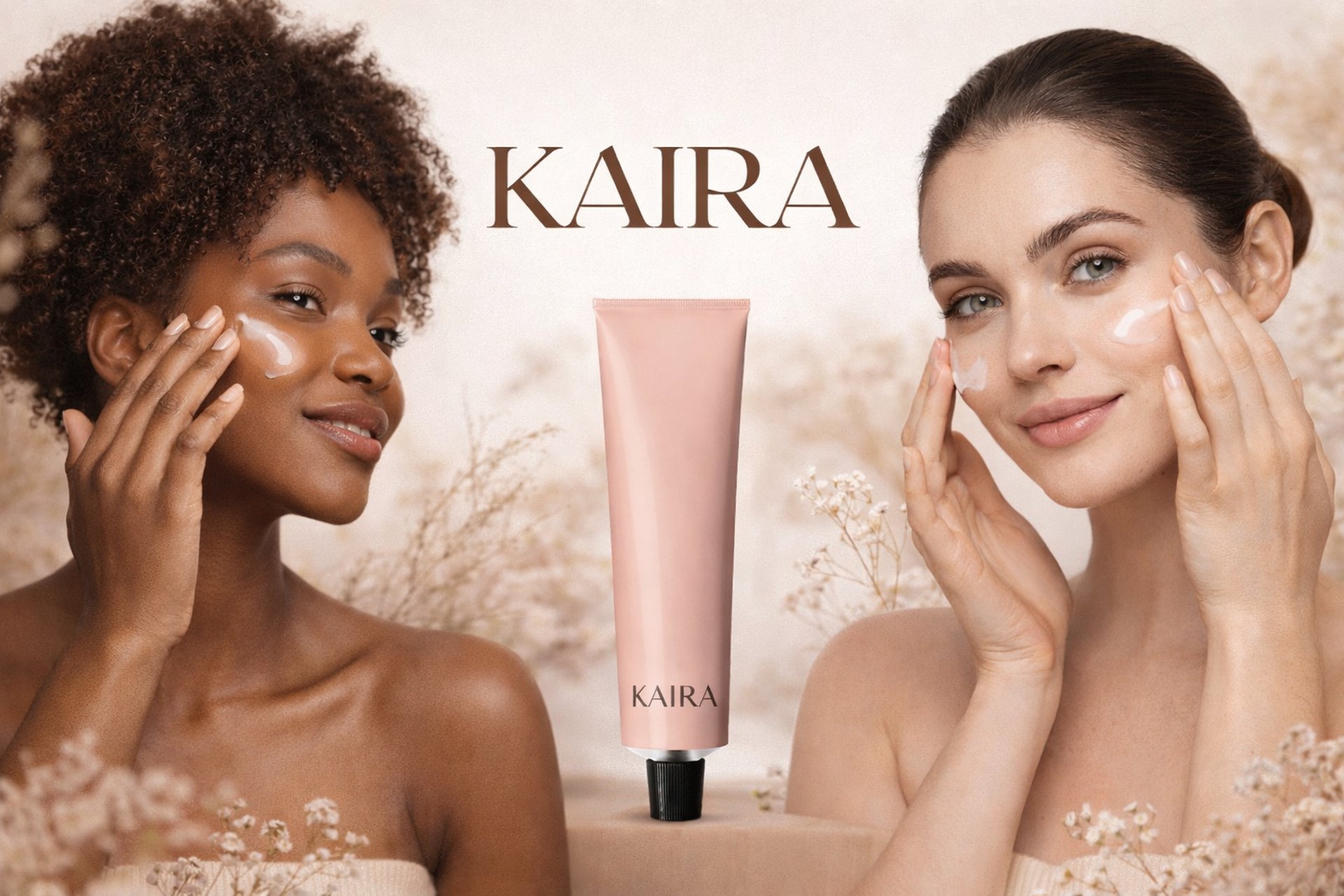 woman holding dried flower