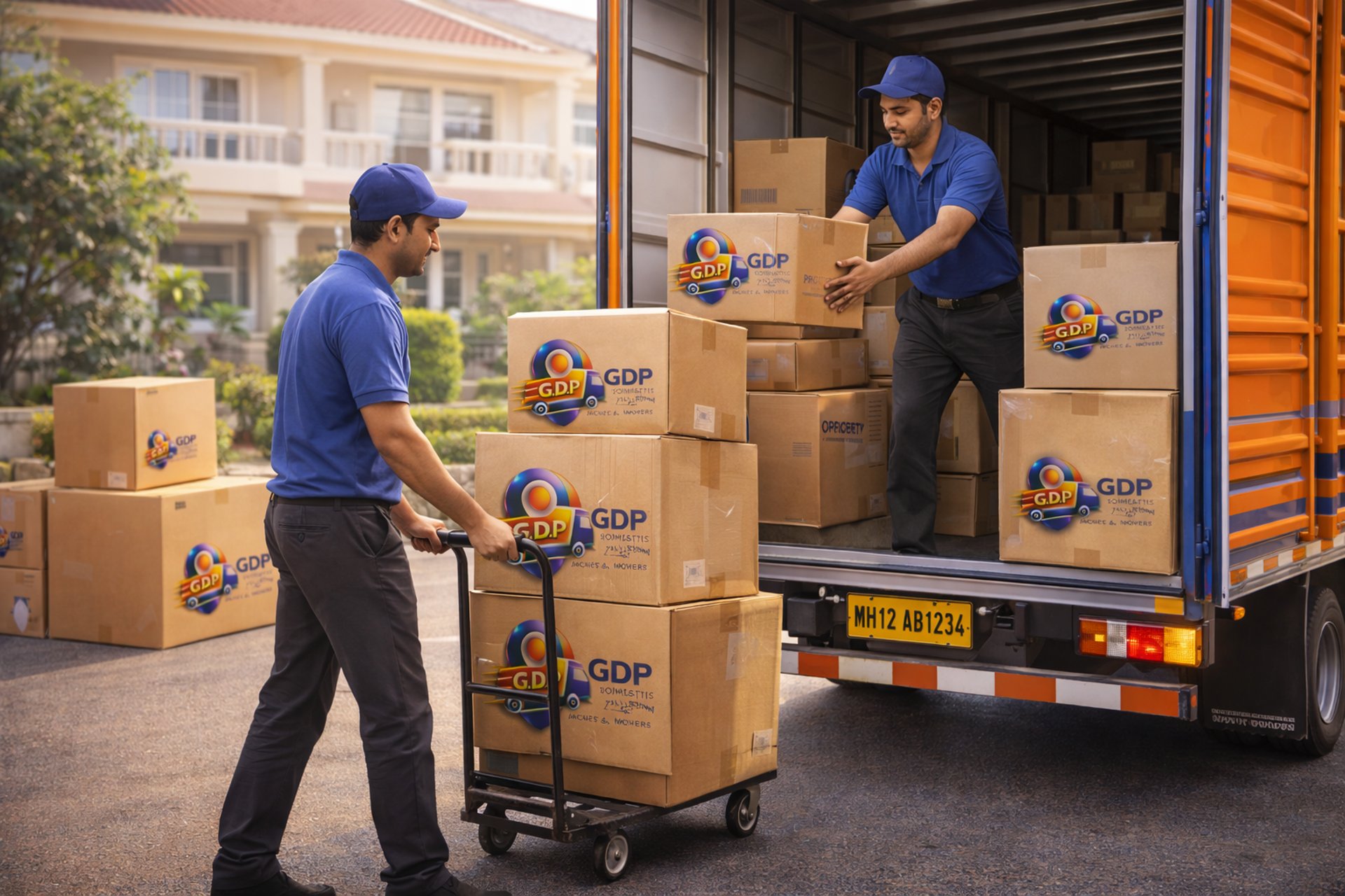 an abstract photo of a curved building with a blue sky in the background