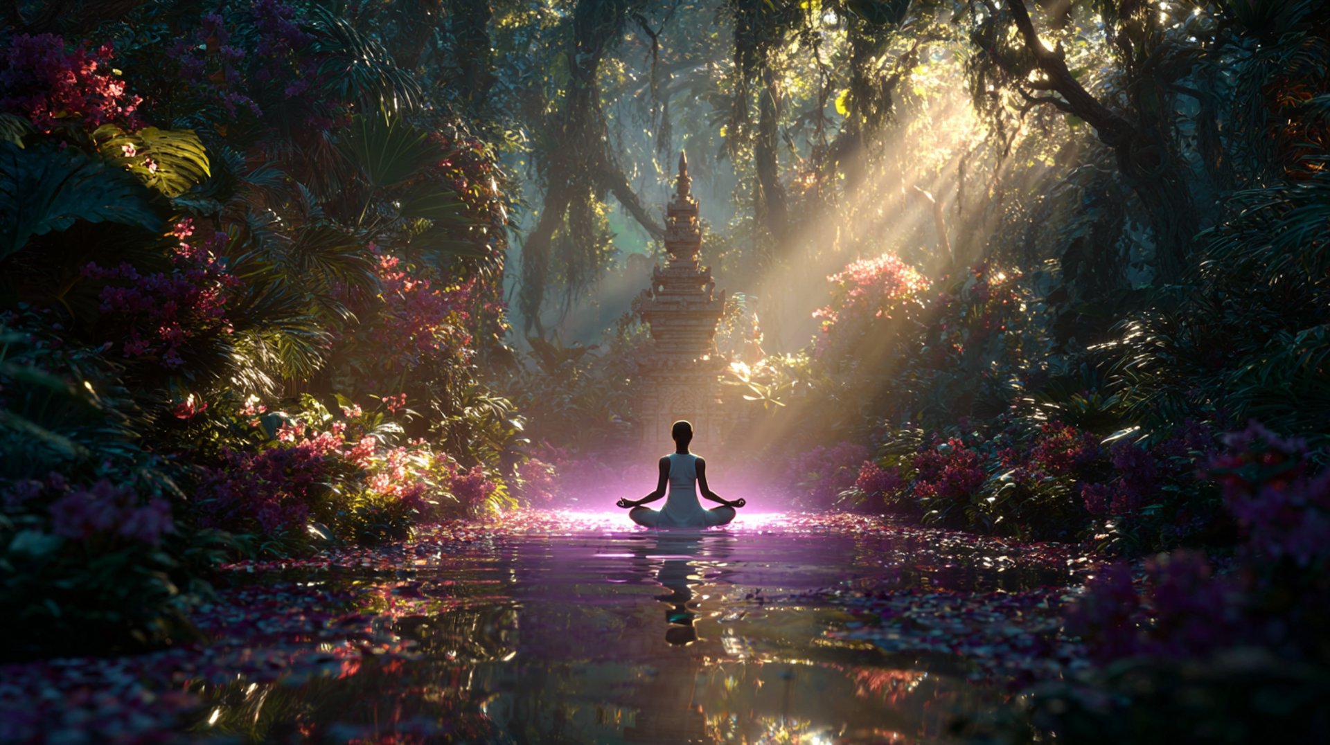 an abstract photo of a curved building with a blue sky in the background