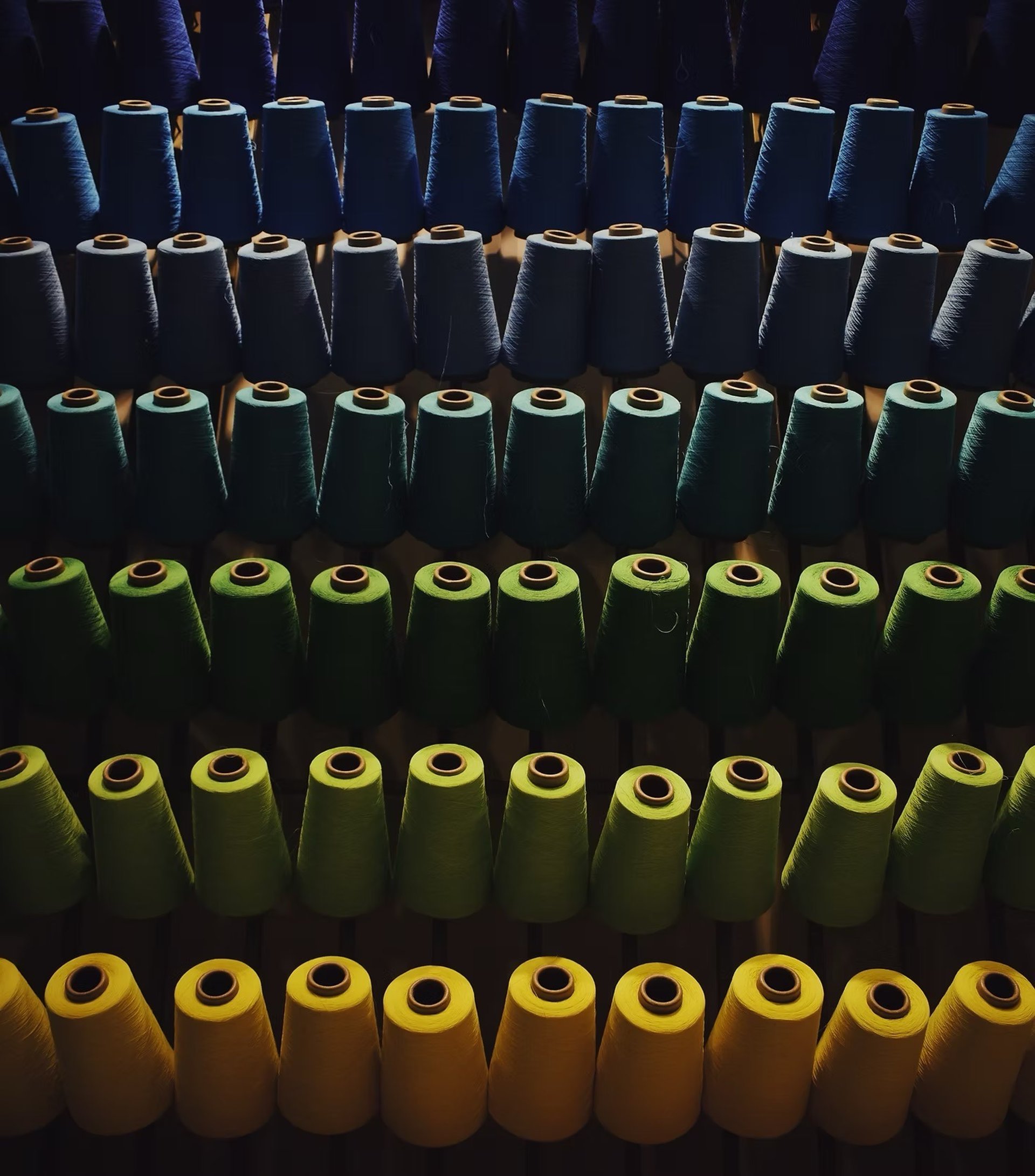 black blue and yellow textile
