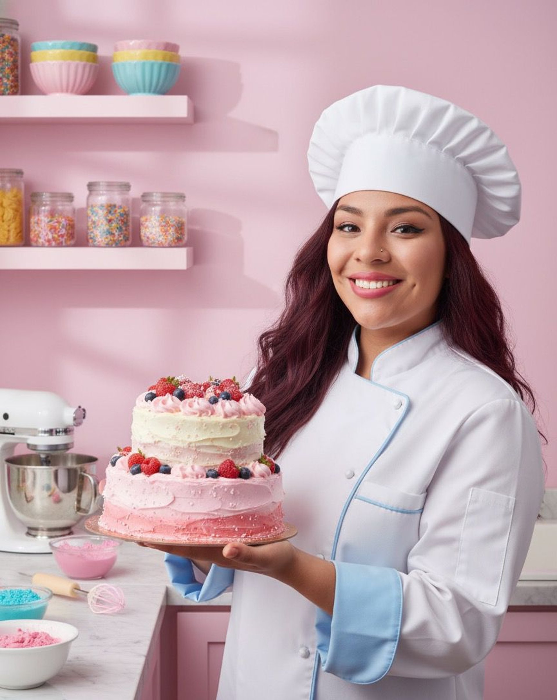 woman wearing yellow long-sleeved dress under white clouds and blue sky during daytime